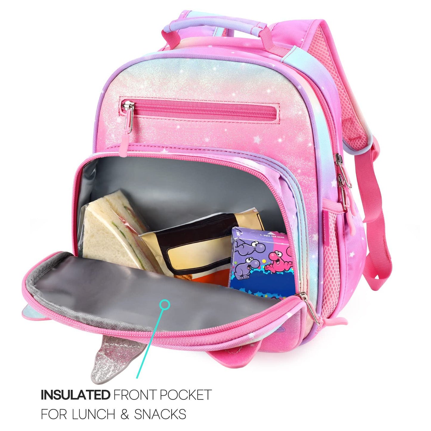 Colorful Unicorn schoolbag Mibasies
