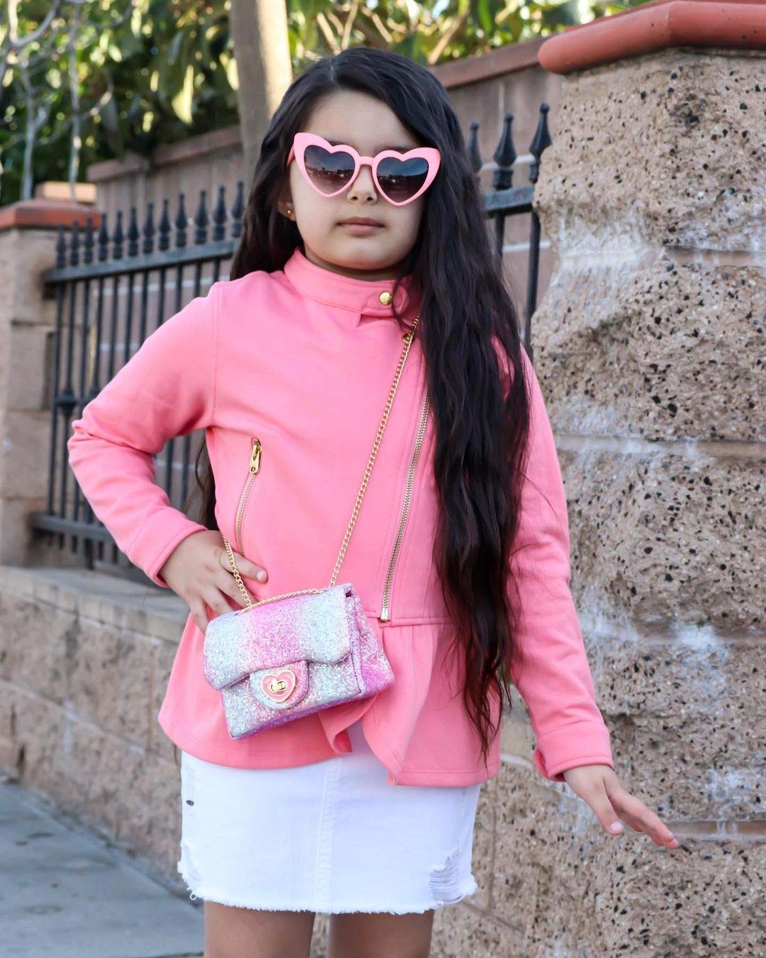 Rita-Glitter Mini Purse Crossbody Bag Mibasies