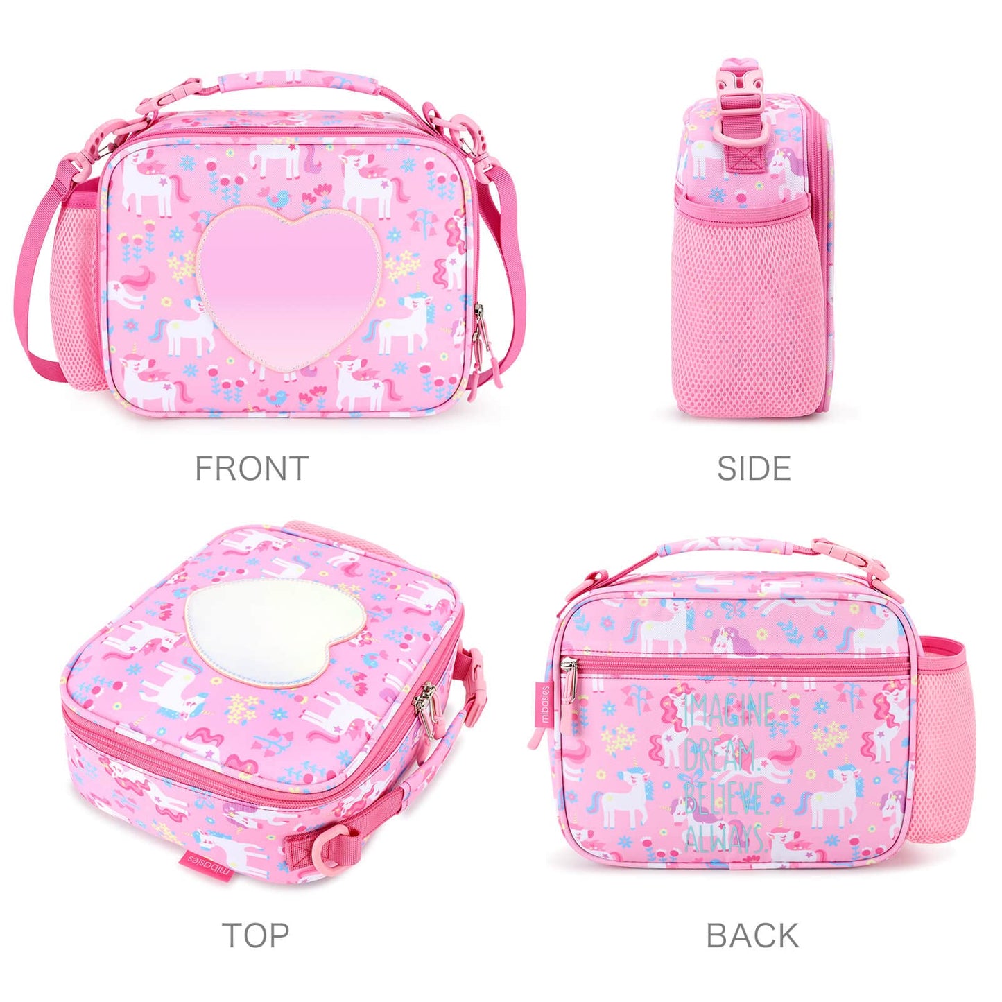 Love U Rainbow Lunch Bag