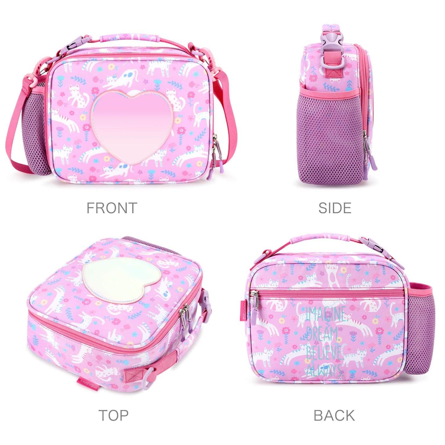 Love U Rainbow Lunch Bag