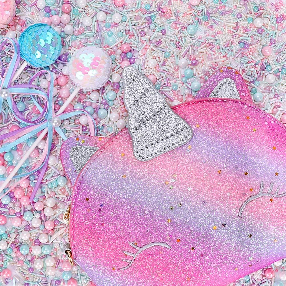 Unicorn Glitter Purse PURSE Mibasies