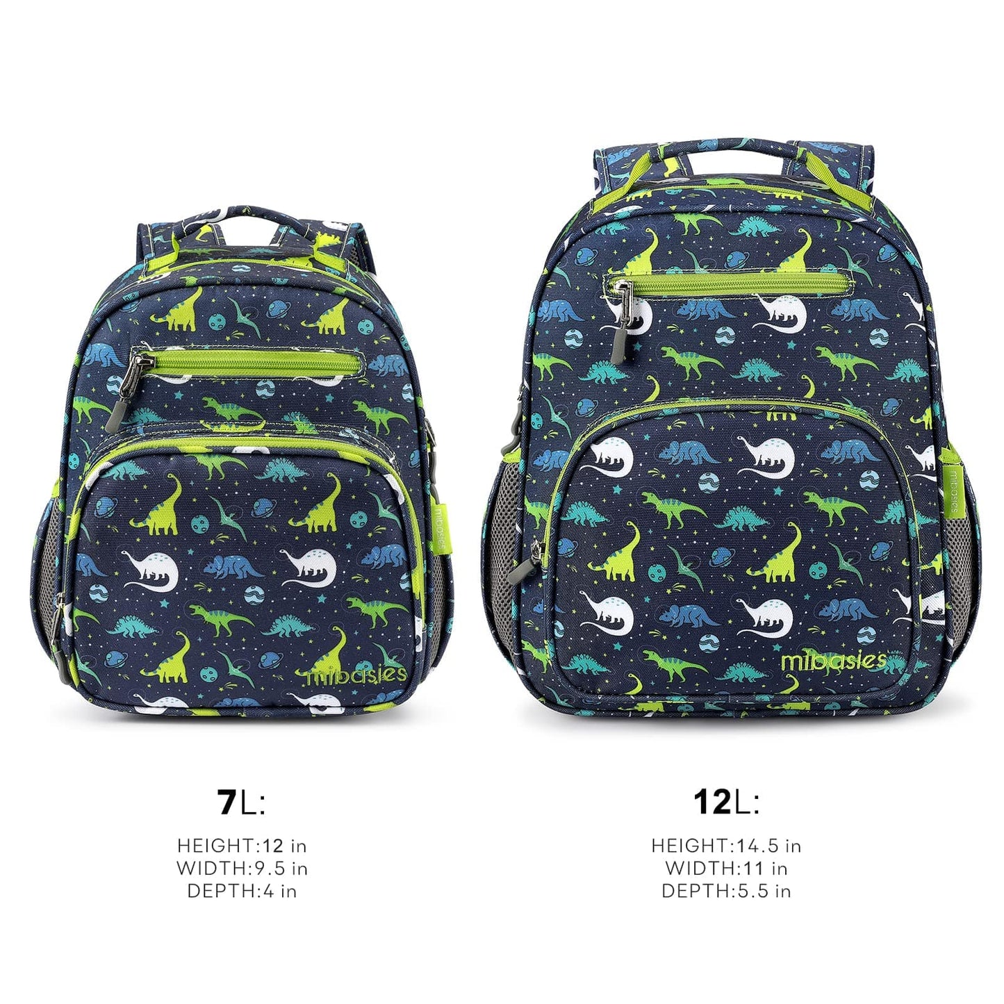 Mr. Dino Backpack schoolbag Mibasies