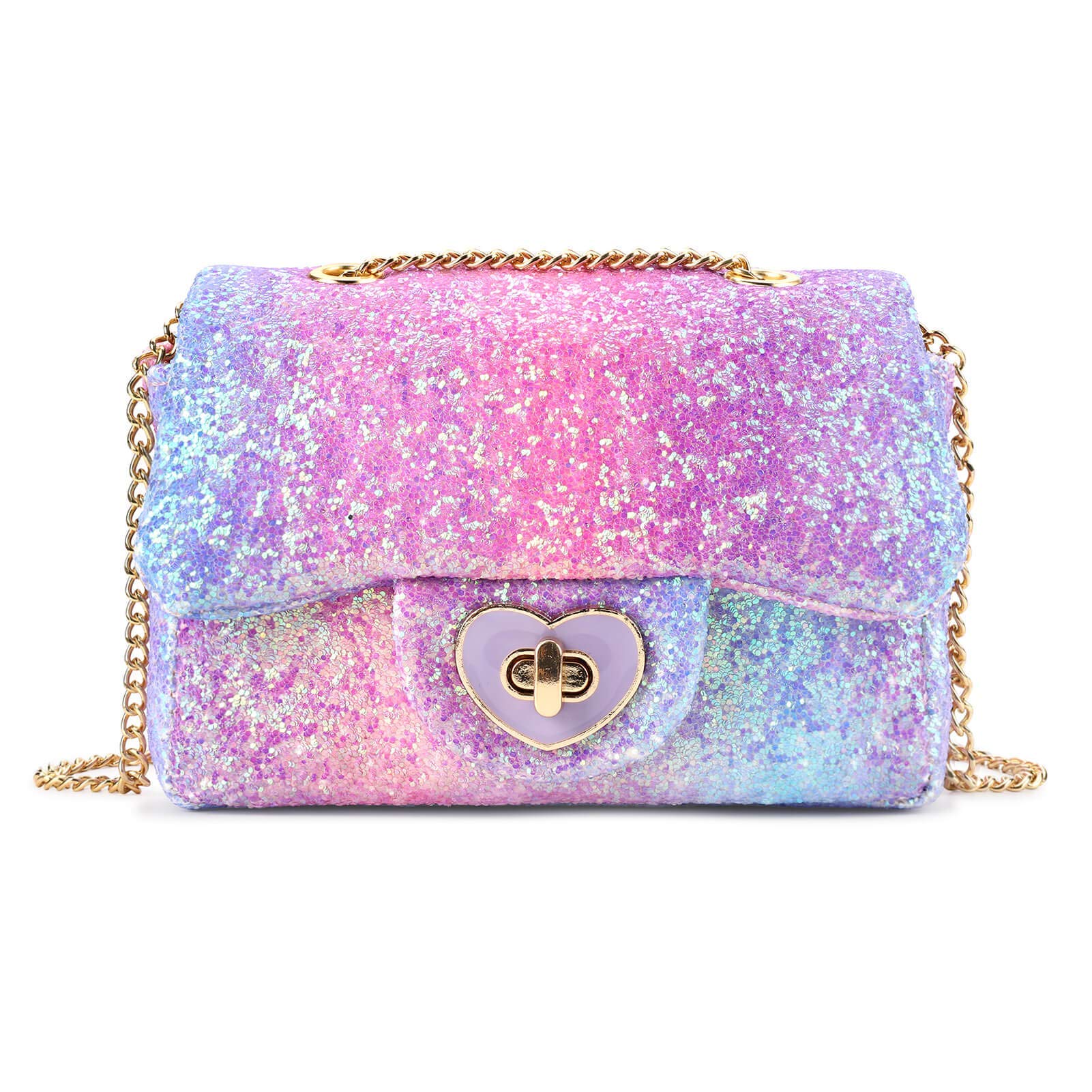 Rita-Glitter Mini Purse Crossbody Bag Mibasies Darkpurple