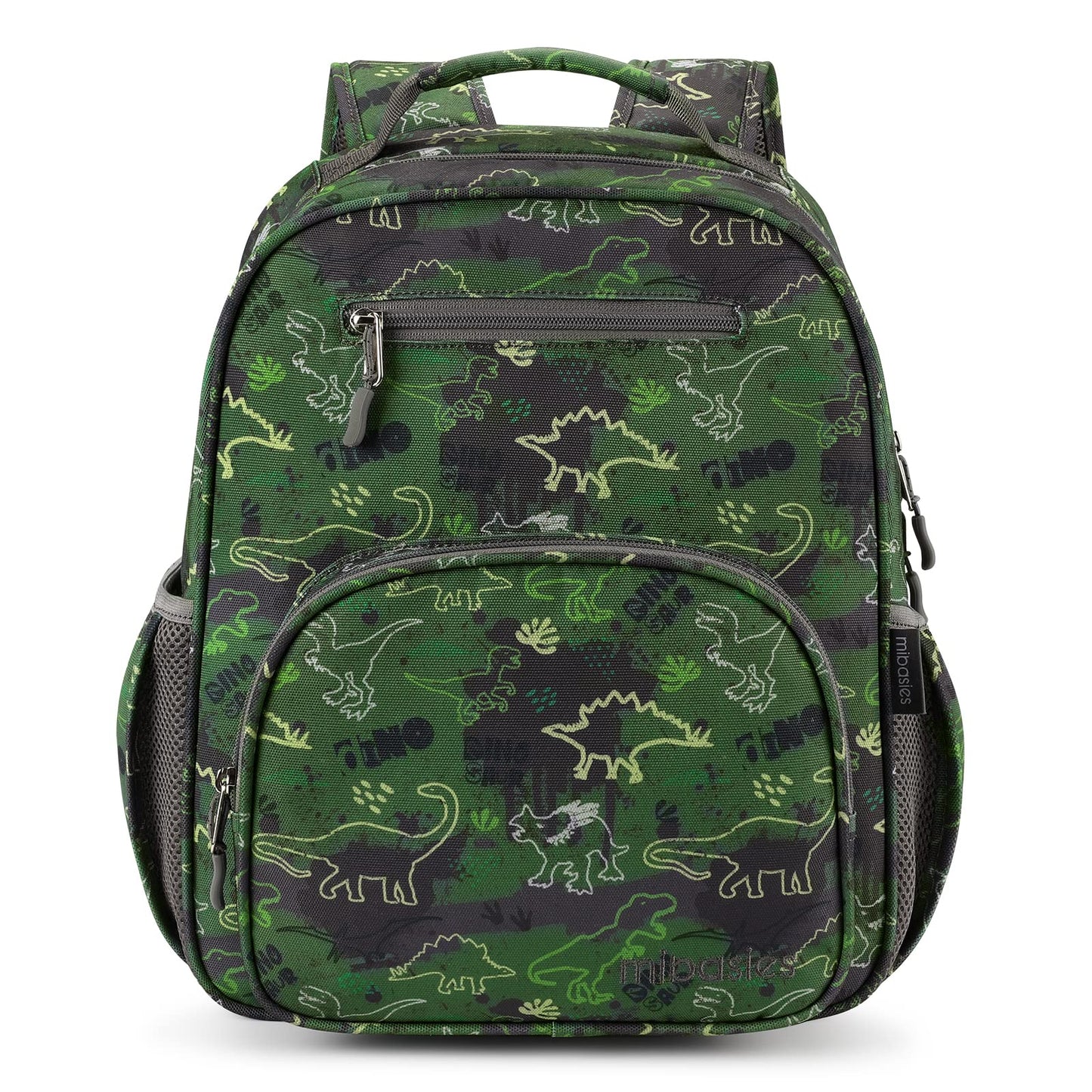Mr. Dino Backpack schoolbag Mibasies 14L Green Dinosaur