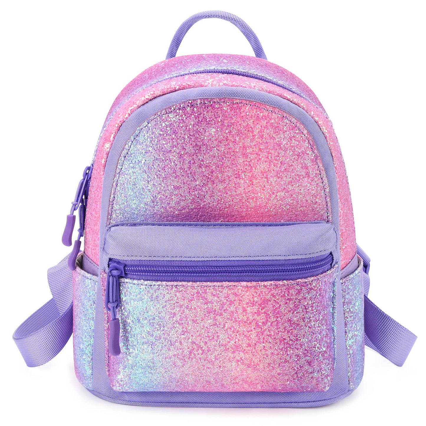Glitter Rainbow Mini Backpack Backpack Mibasies