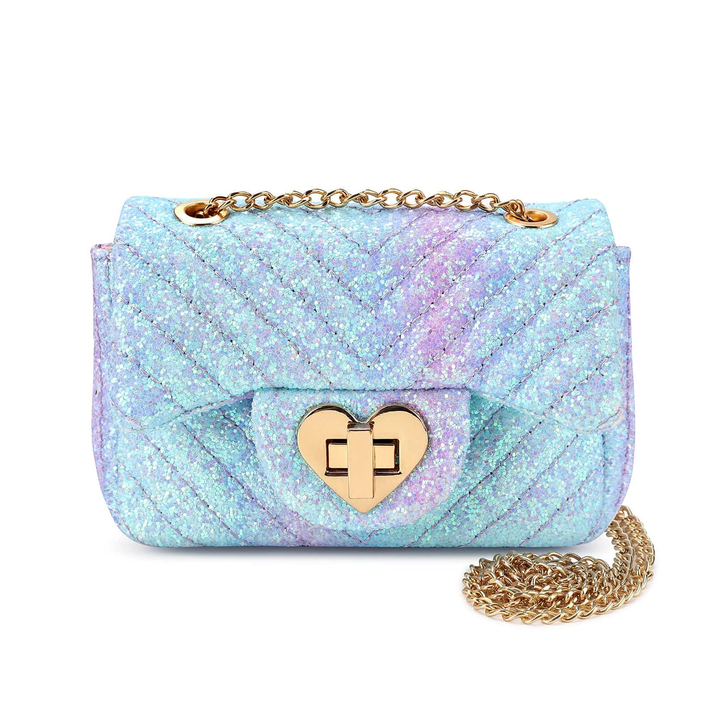 Classic Purse for Girls Crossbody Bag Mibasies Blue Rainbow 1