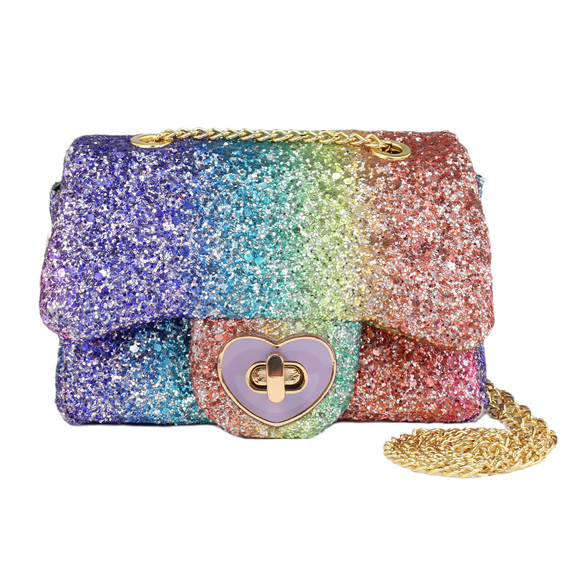 Rita-Glitter Mini Purse Crossbody Bag Mibasies Rainbow
