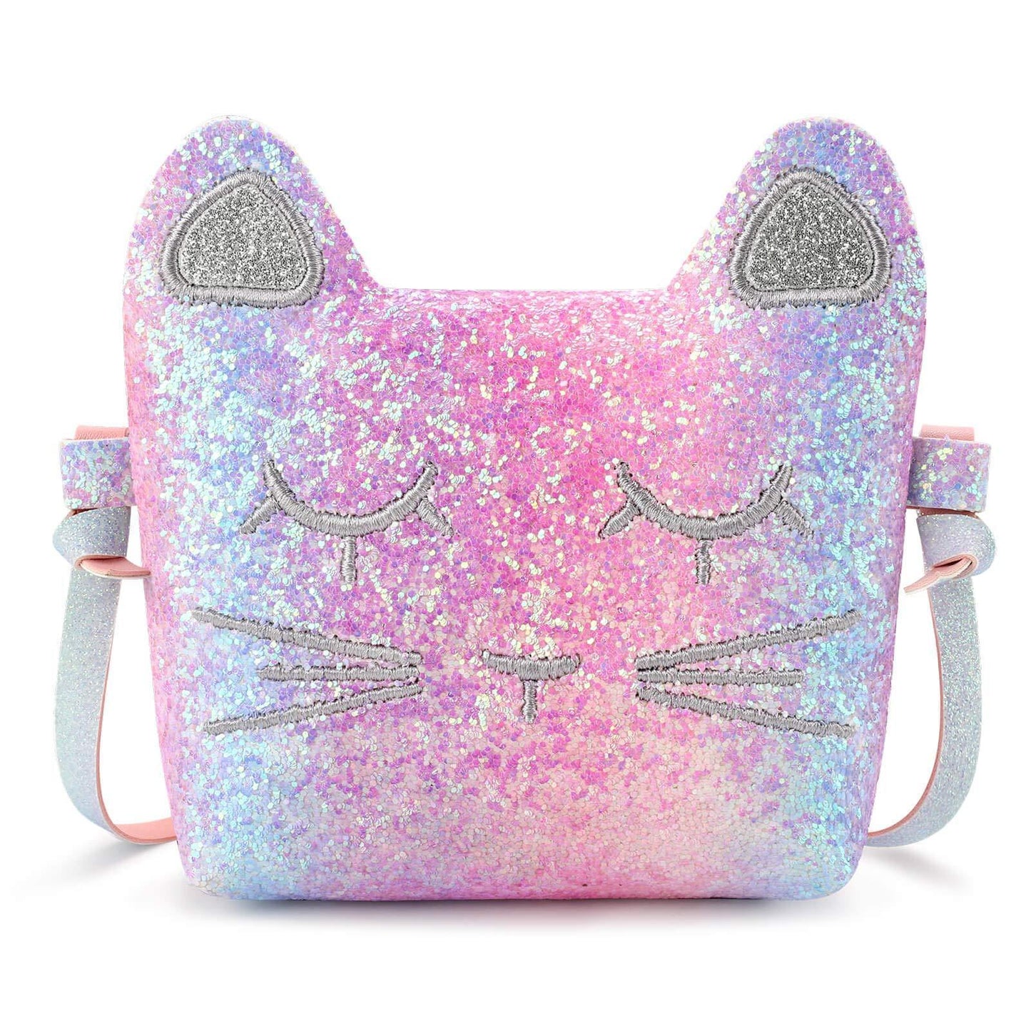 Little Twinkle Cat PURSE Mibasies Pink Purple Rainbow2