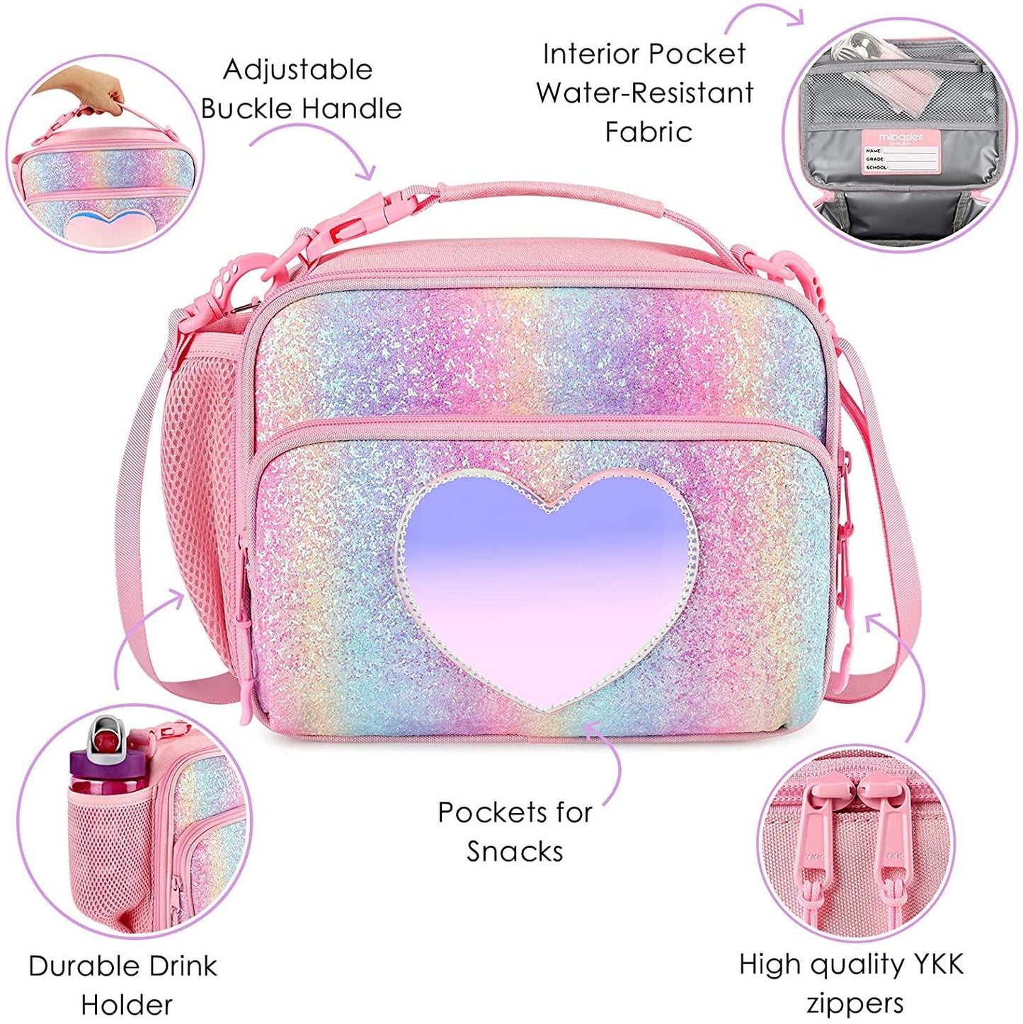 Love U Rainbow lunchbox Mibasies