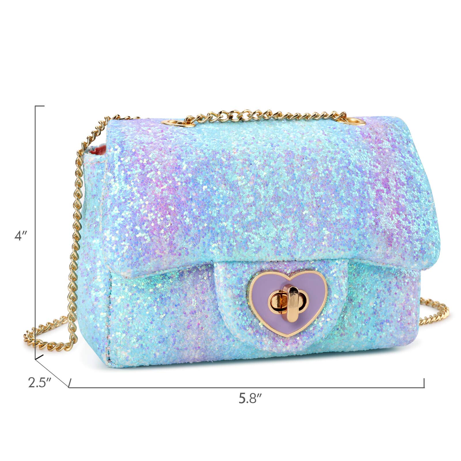Rita-Glitter Mini Purse Crossbody Bag Mibasies