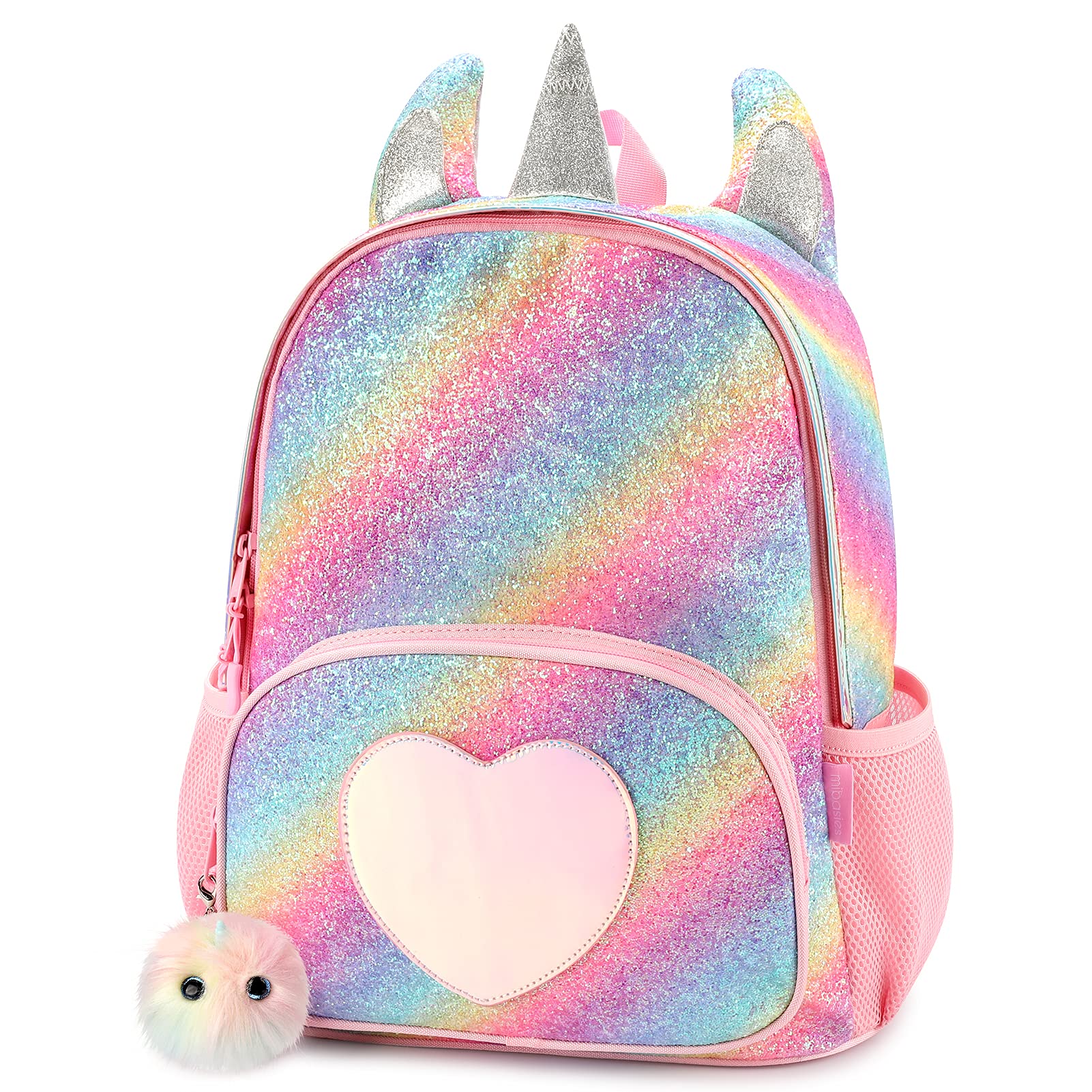 Shining Unicorn schoolbag Mibasies Pink Blue
