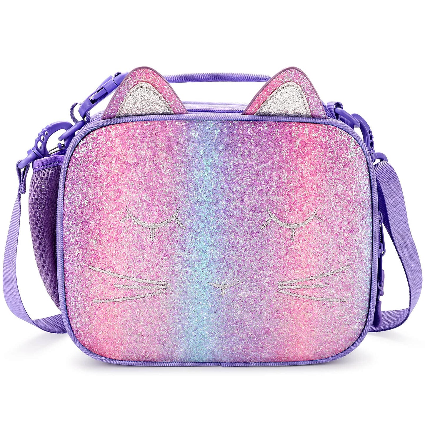 Liam-Lunch Bag lunchbox mibasies Purple Rainbow 1