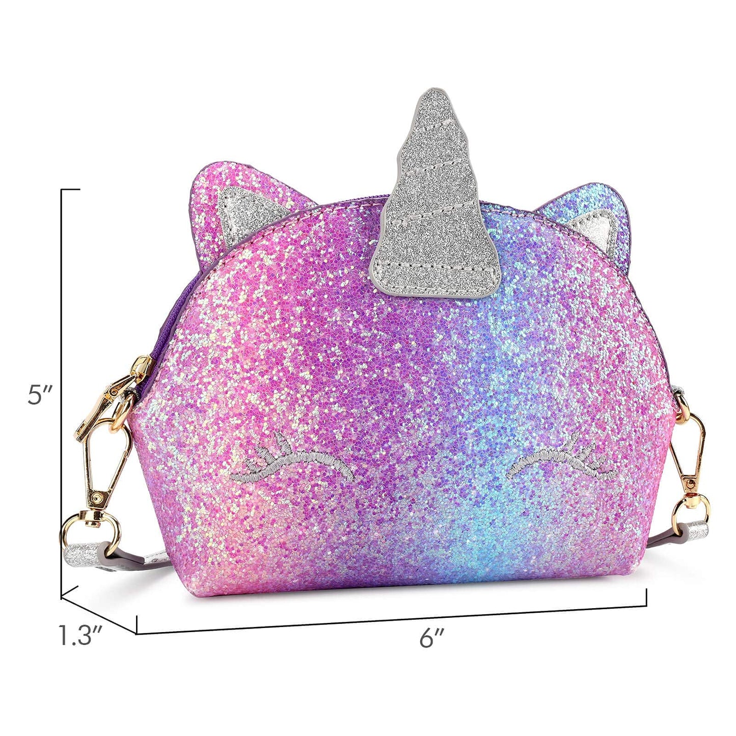 Unicorn Glitter Purse PURSE Mibasies