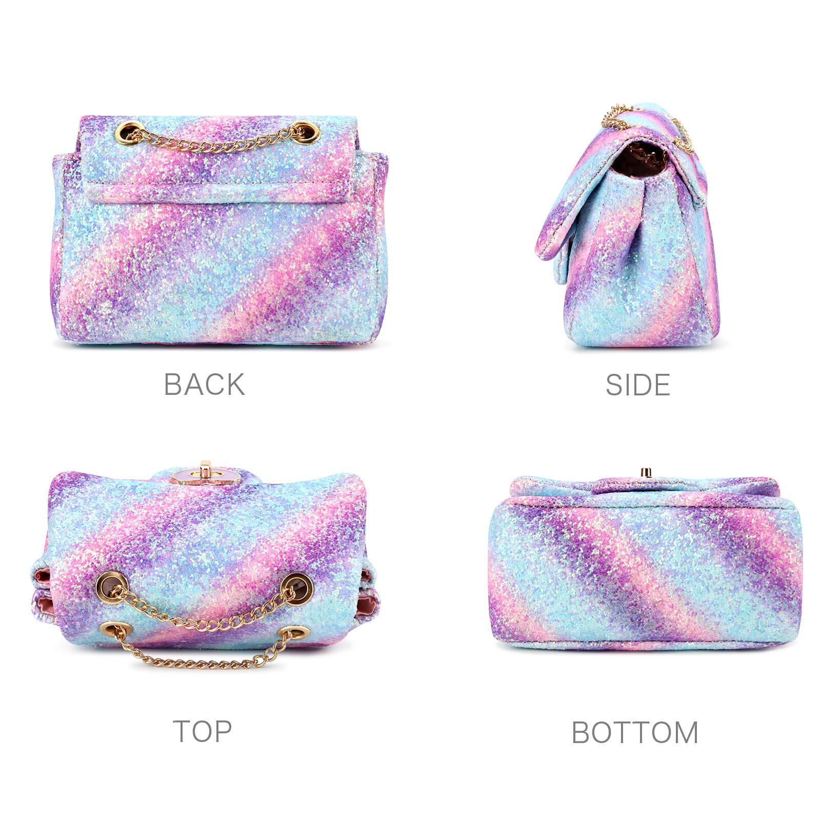 Rita-Glitter Mini Purse Crossbody Bag Mibasies