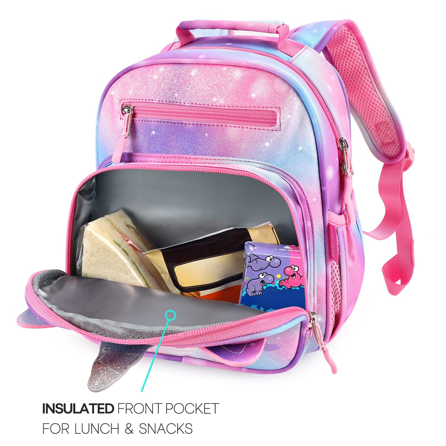 Colorful Unicorn schoolbag Mibasies
