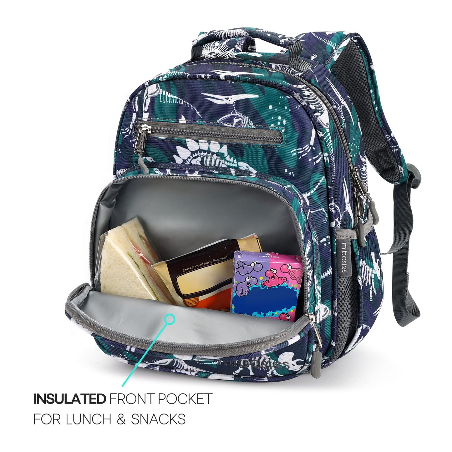 Mr. Dino Backpack schoolbag Mibasies