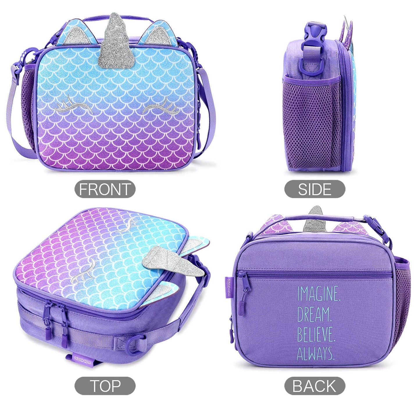Unicorn Mix Rainbow lunchbox Mibasies