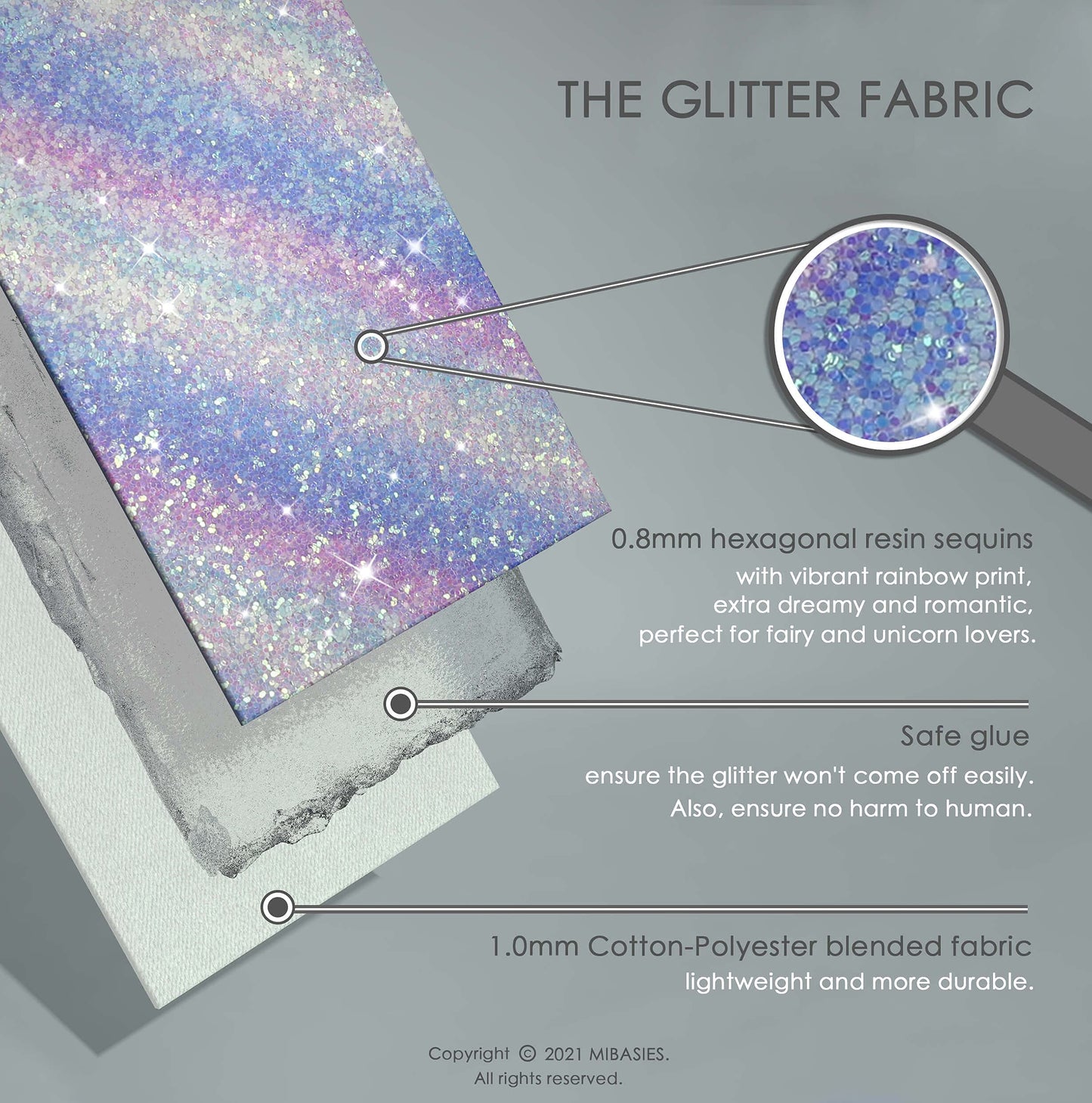 Unicorn Glitter Purse PURSE Mibasies