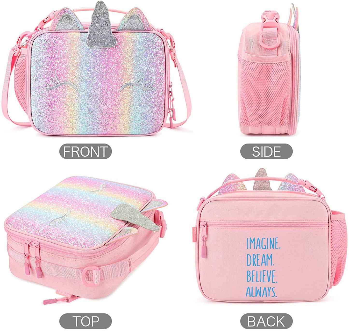 Unicorn Mix Rainbow lunchbox Mibasies