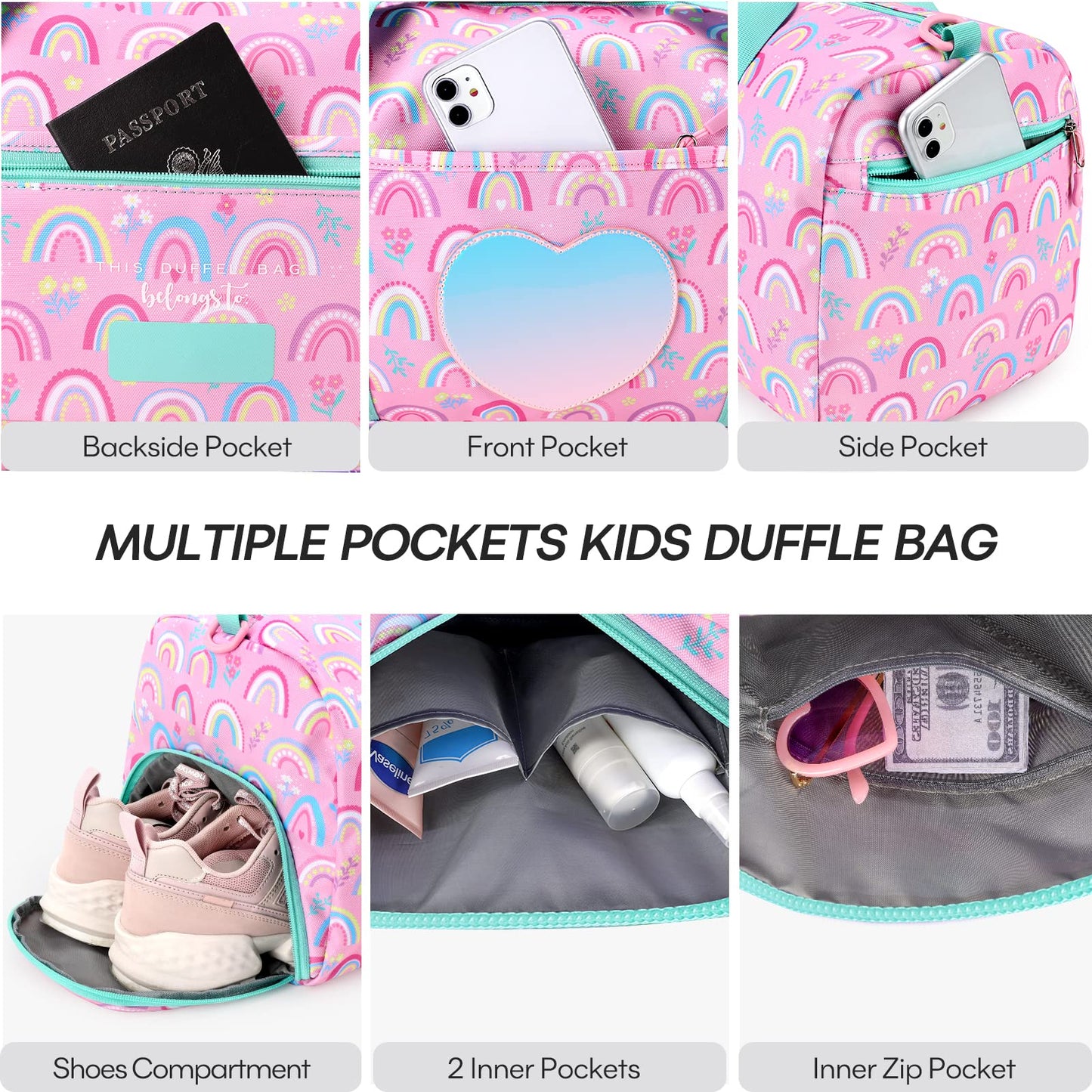 Waterproof Duffle Bags for Girls-@Cali Kira