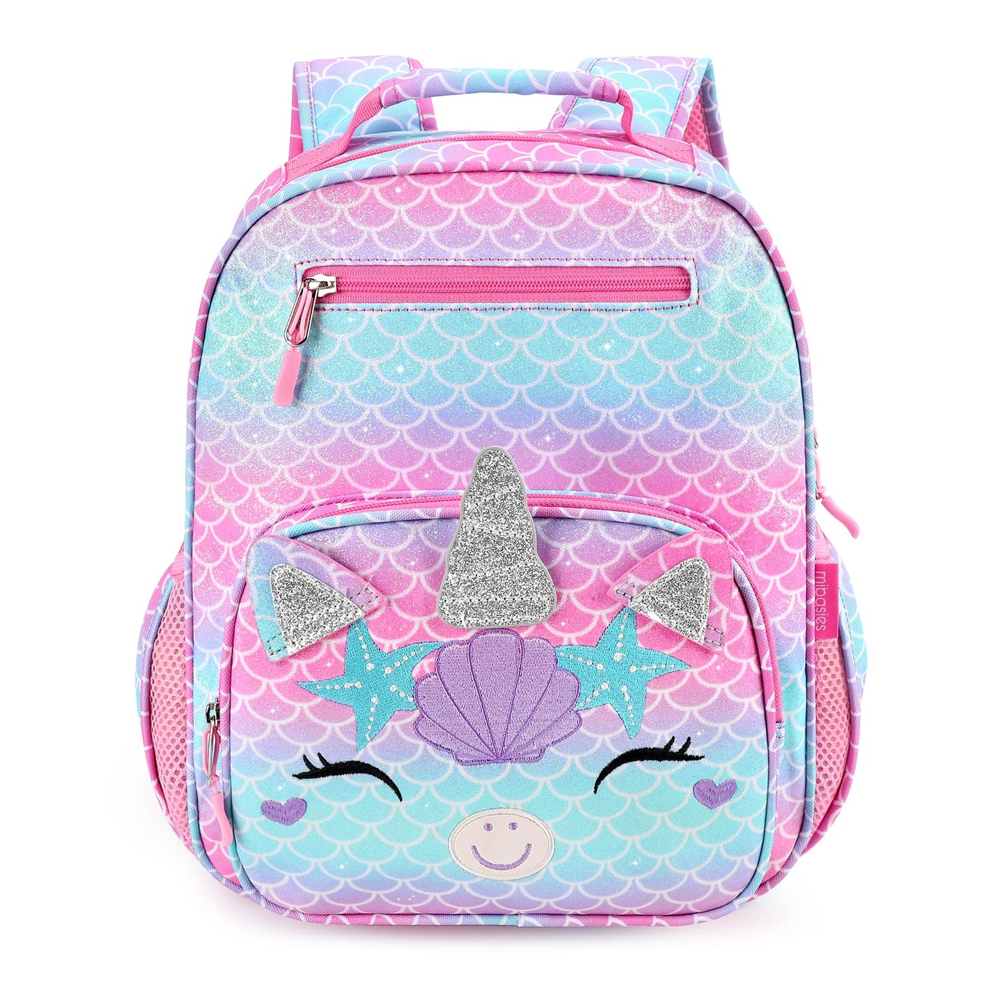 Colorful Unicorn schoolbag Mibasies 14L Unicorn Seashells