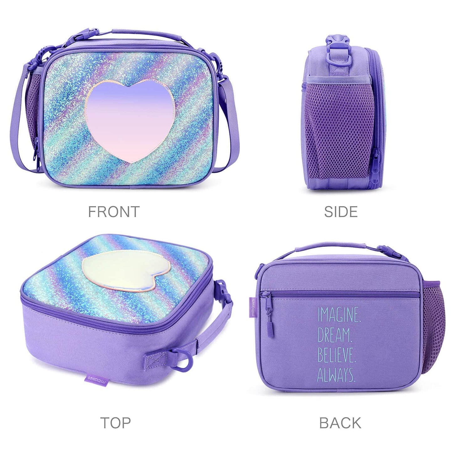 Love U Rainbow lunchbox Mibasies