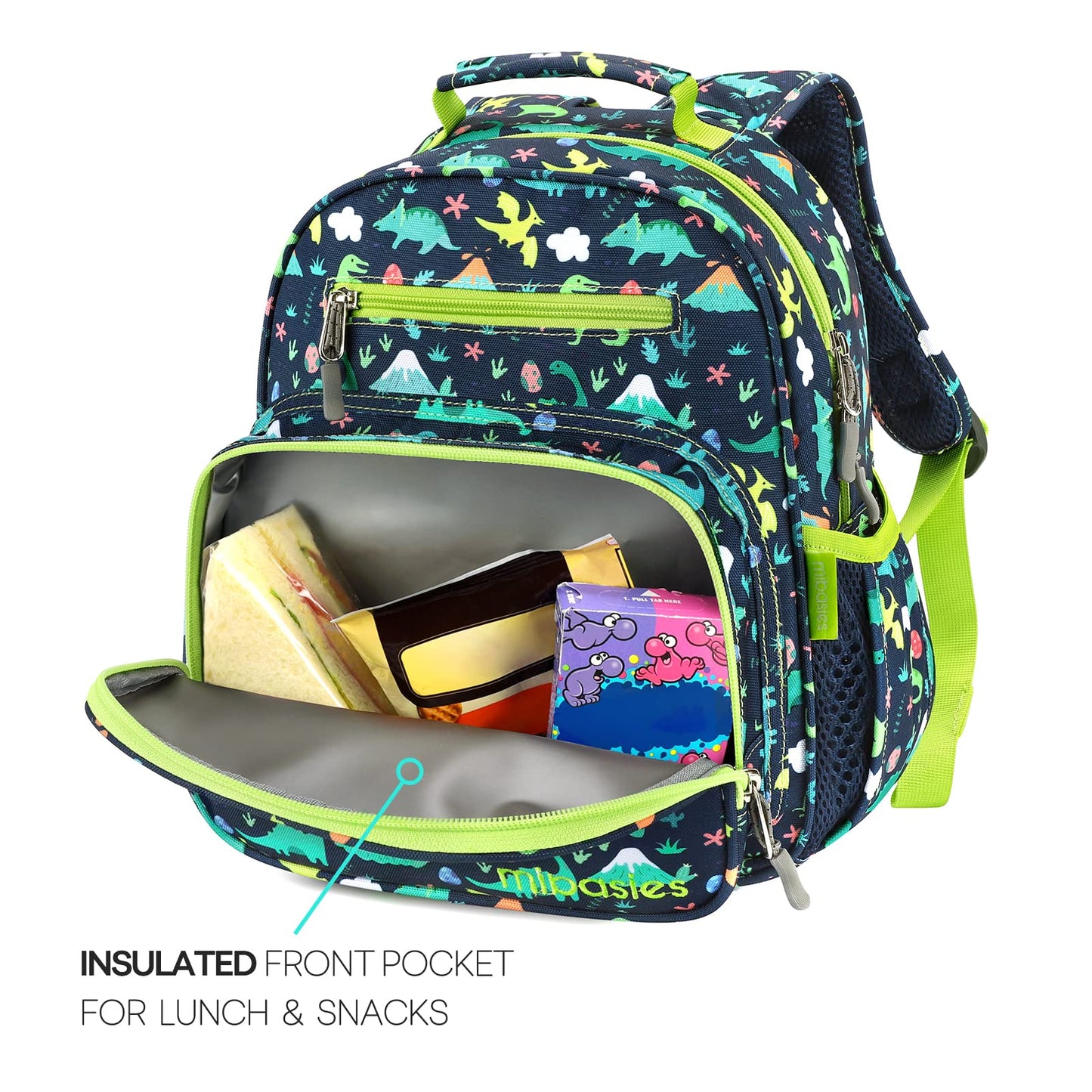 Mr. Dino Backpack schoolbag Mibasies