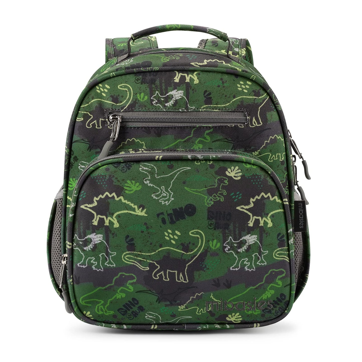 Mr. Dino Backpack schoolbag Mibasies 9L Green Dinosaur