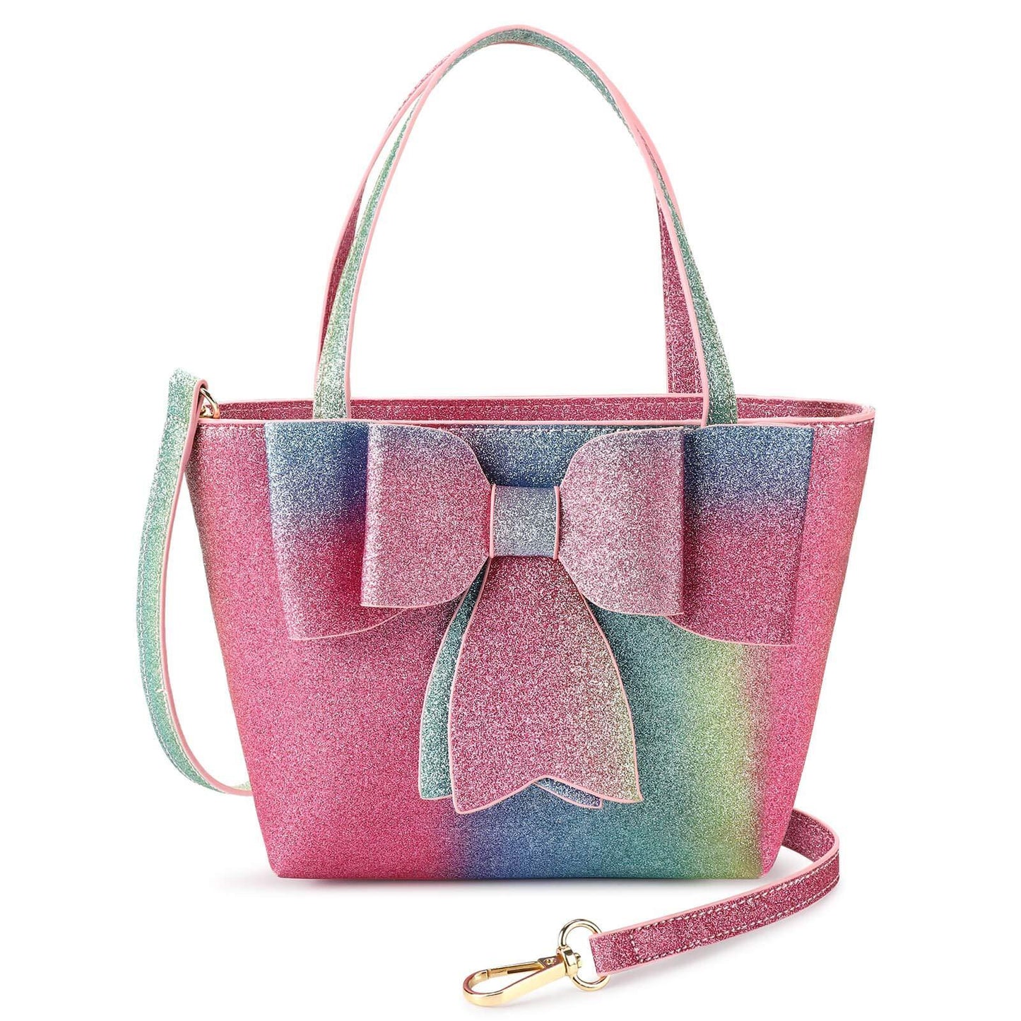 Rainbow Tote handbag Handbag Mibasies Glitter Rainbow