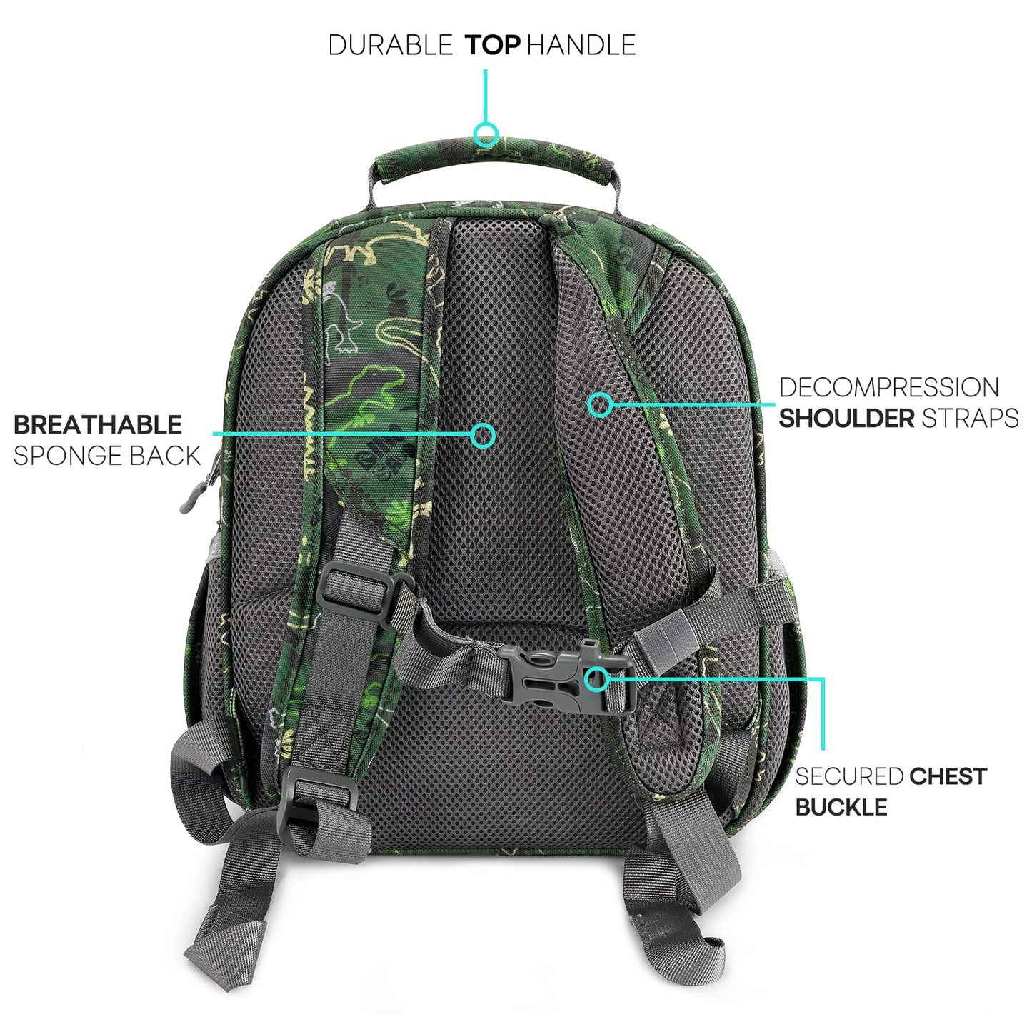 Mr. Dino Backpack schoolbag Mibasies