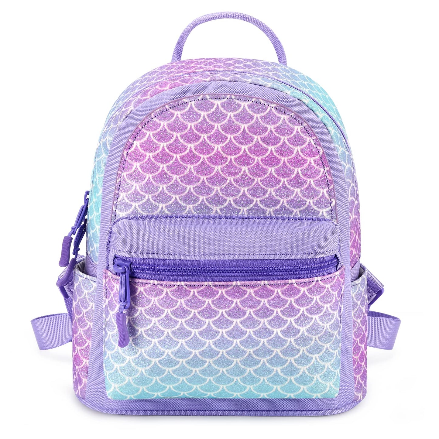 Glitter Rainbow Mini Backpack Backpack Mibasies Mermaid Purple