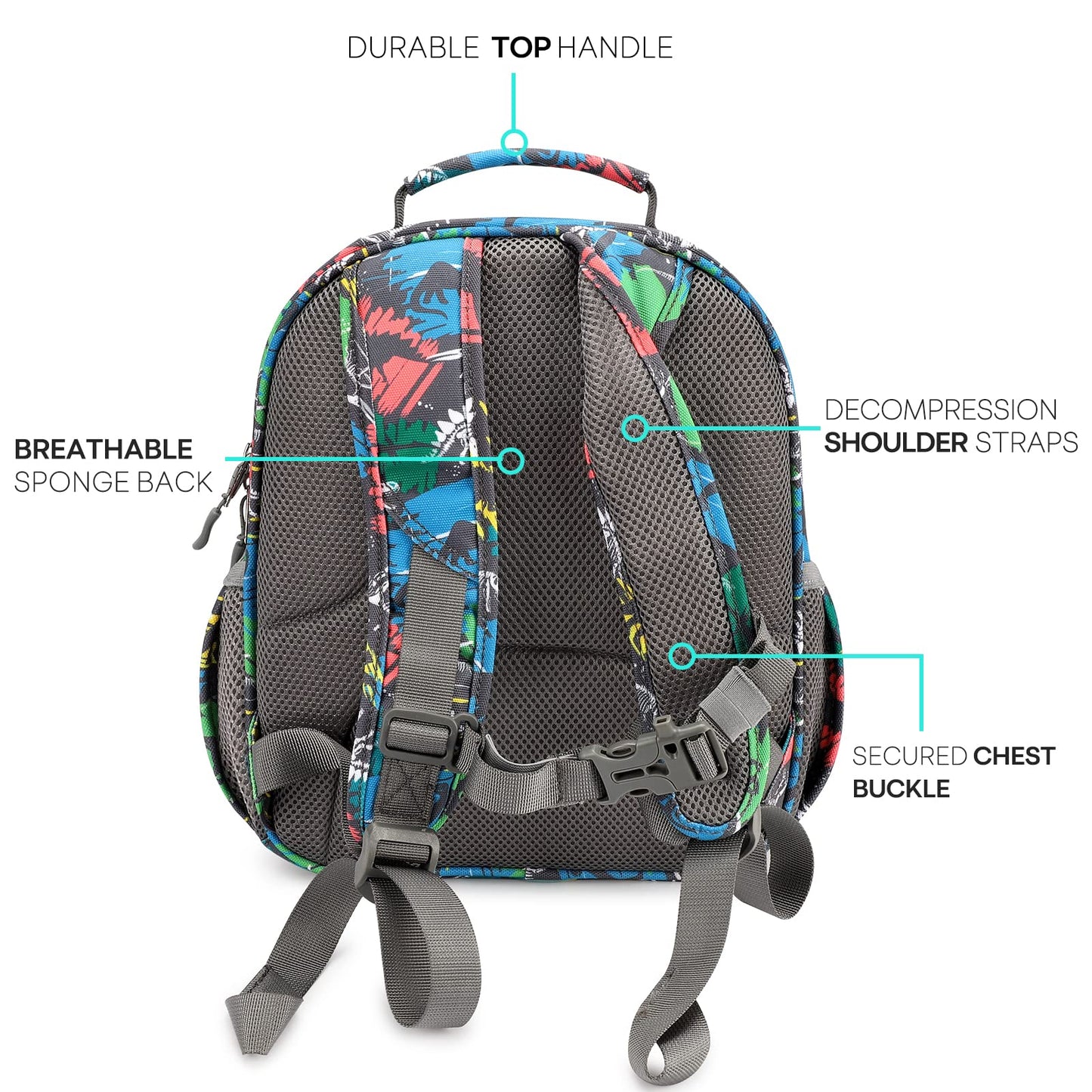 Mr. Dino Backpack schoolbag Mibasies