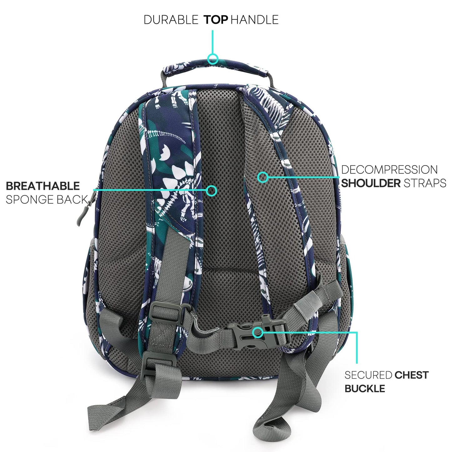 Mr. Dino Backpack schoolbag Mibasies