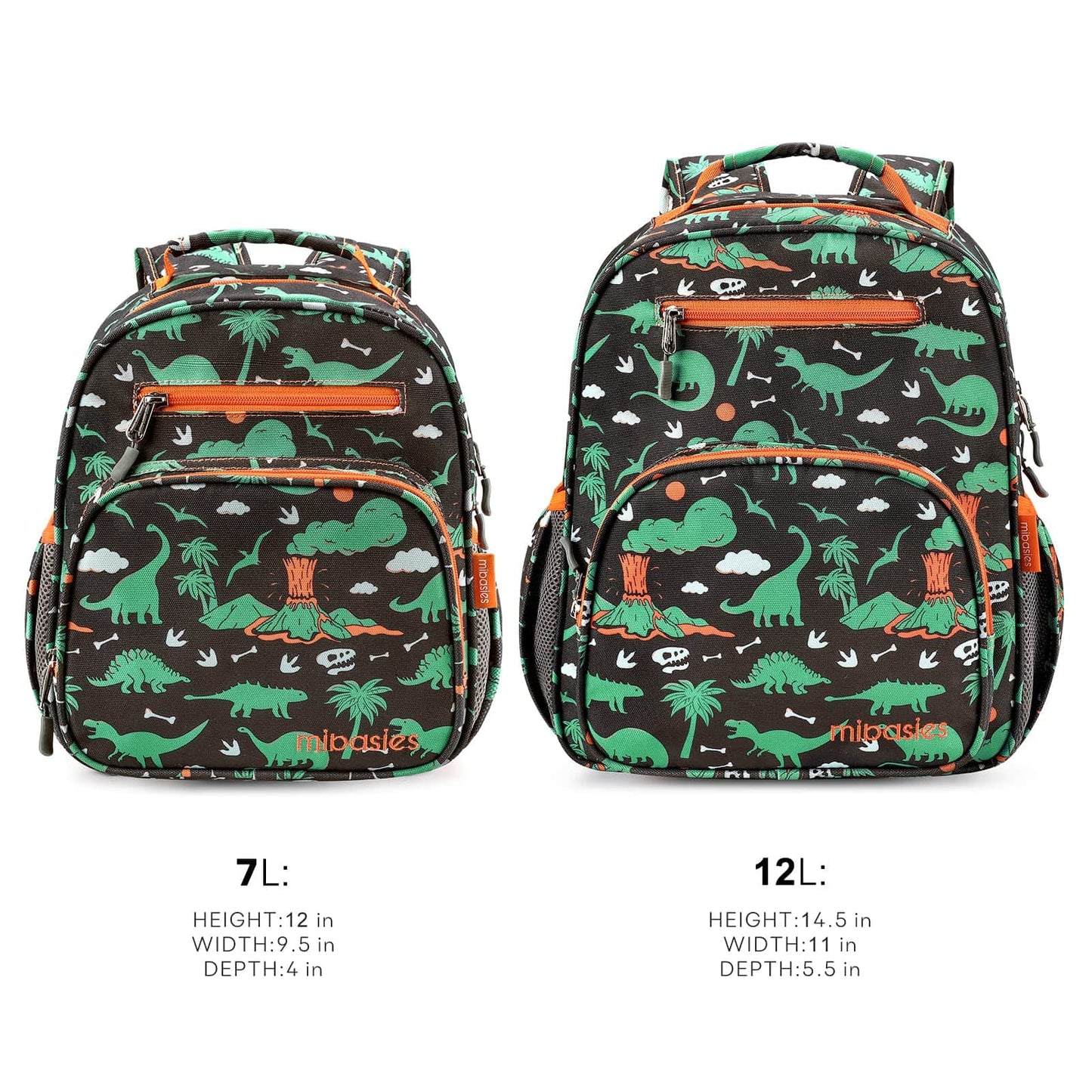 Mr. Dino Backpack schoolbag Mibasies