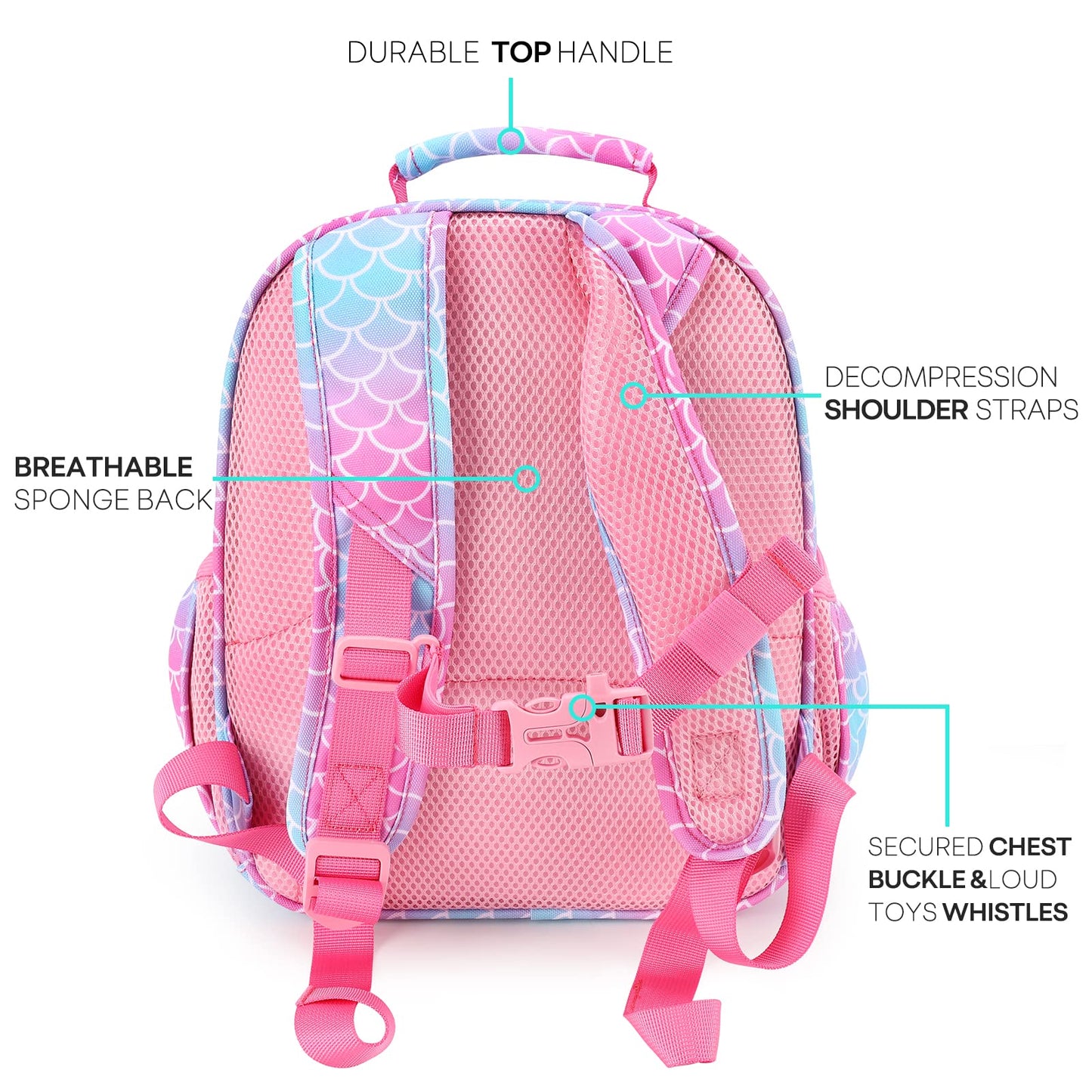 Colorful Unicorn schoolbag Mibasies