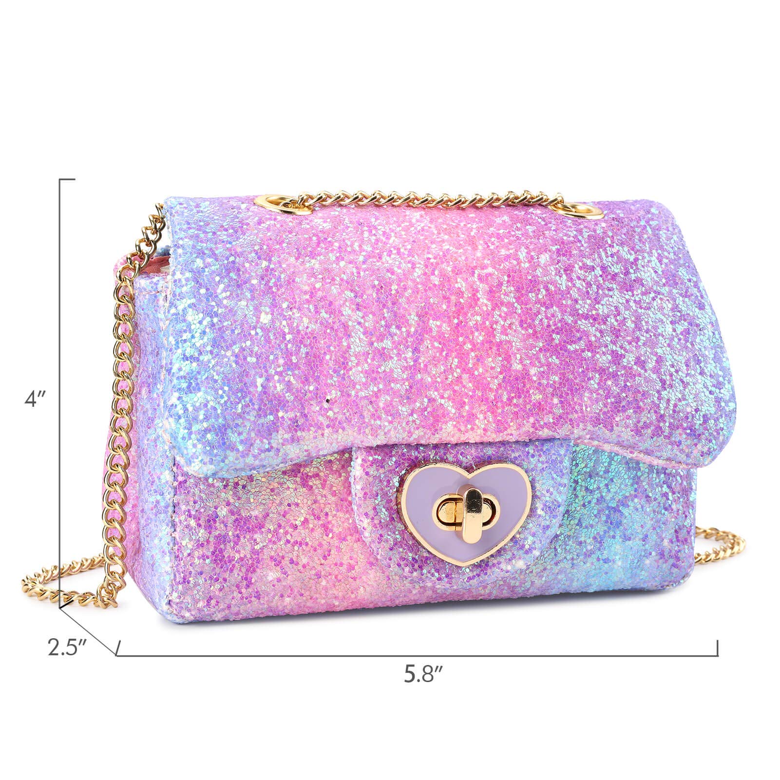 Rita-Glitter Mini Purse Crossbody Bag Mibasies
