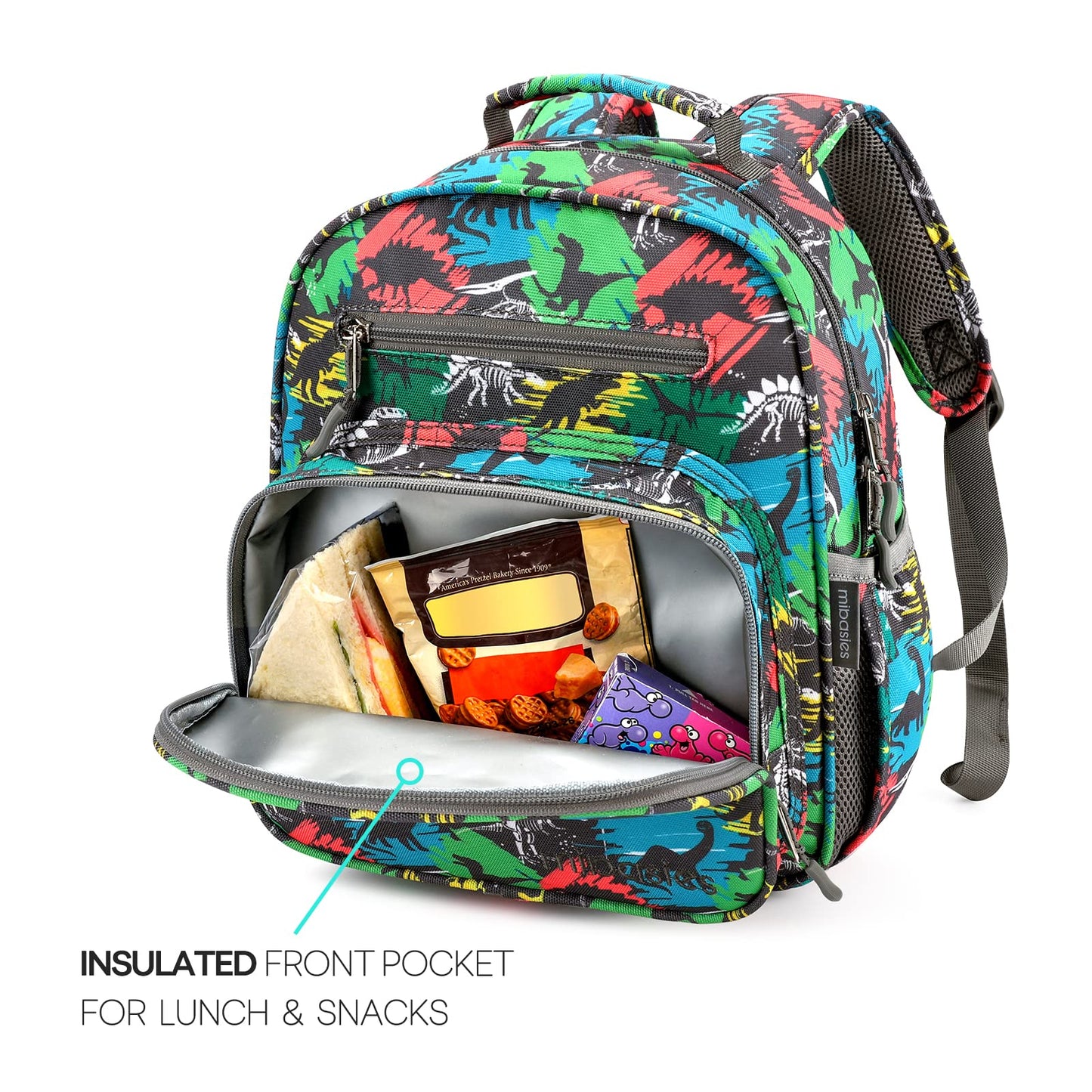 Mr. Dino Backpack schoolbag Mibasies