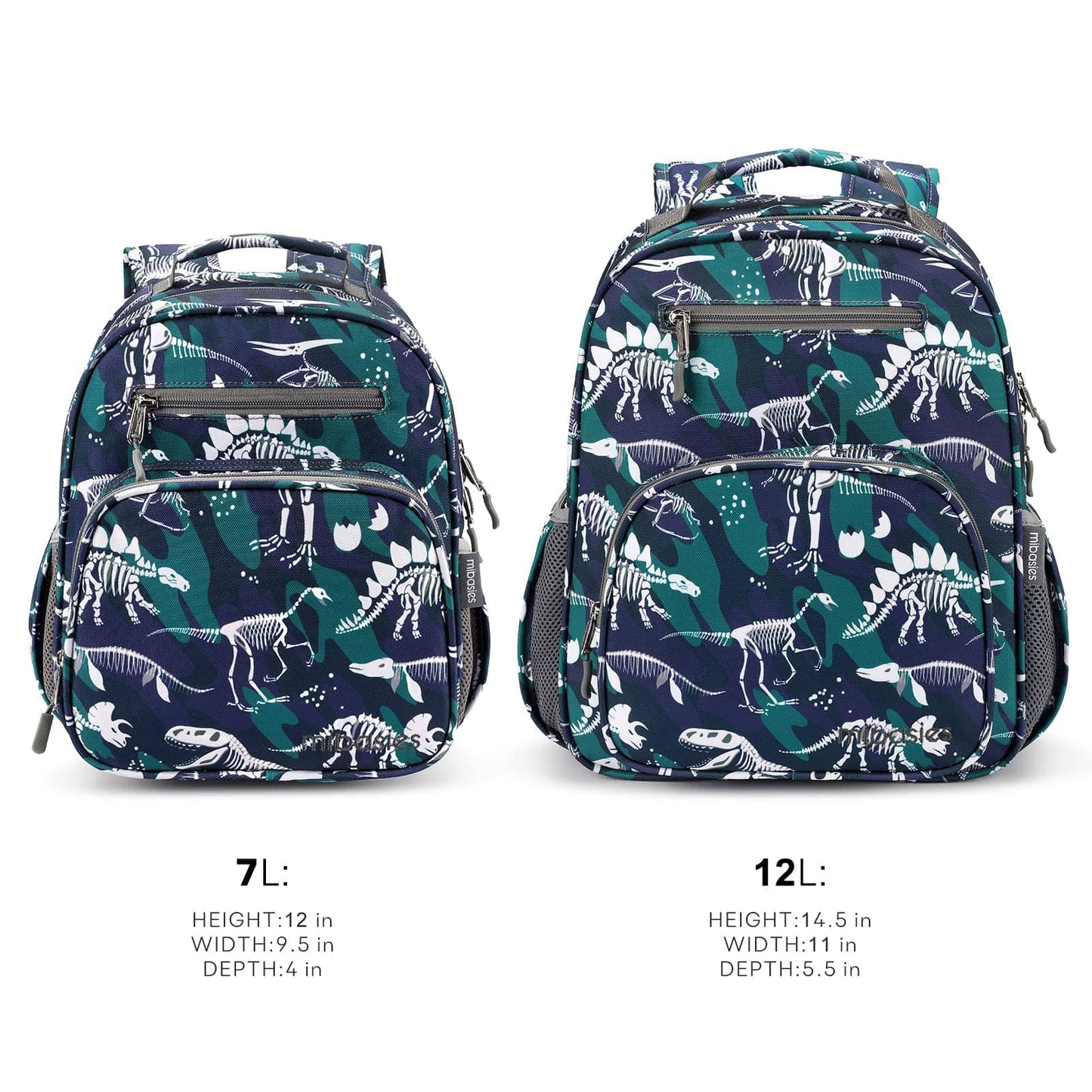 Mr. Dino Backpack schoolbag Mibasies
