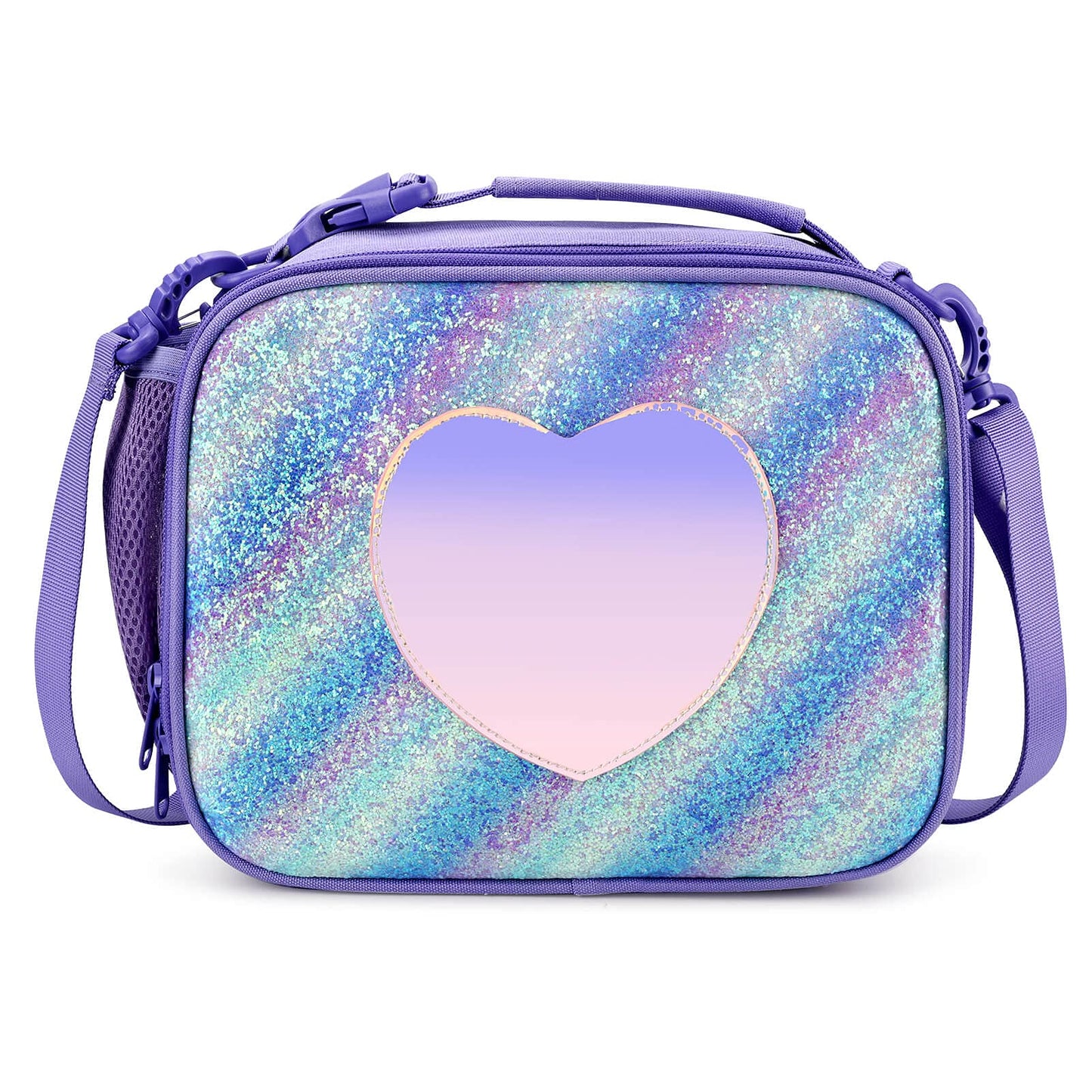 Love U Rainbow lunchbox Mibasies Green Blue Purple