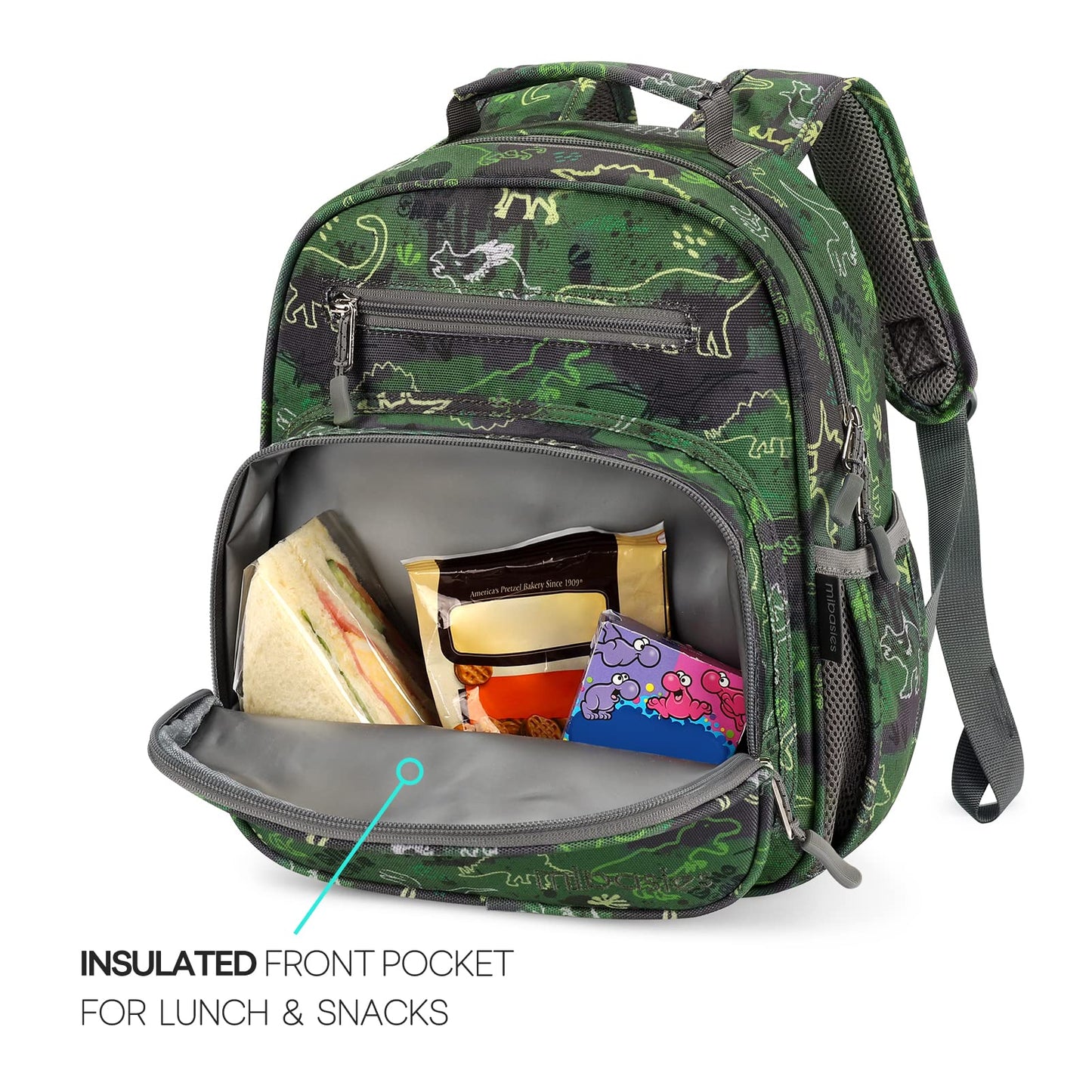 Mr. Dino Backpack schoolbag Mibasies