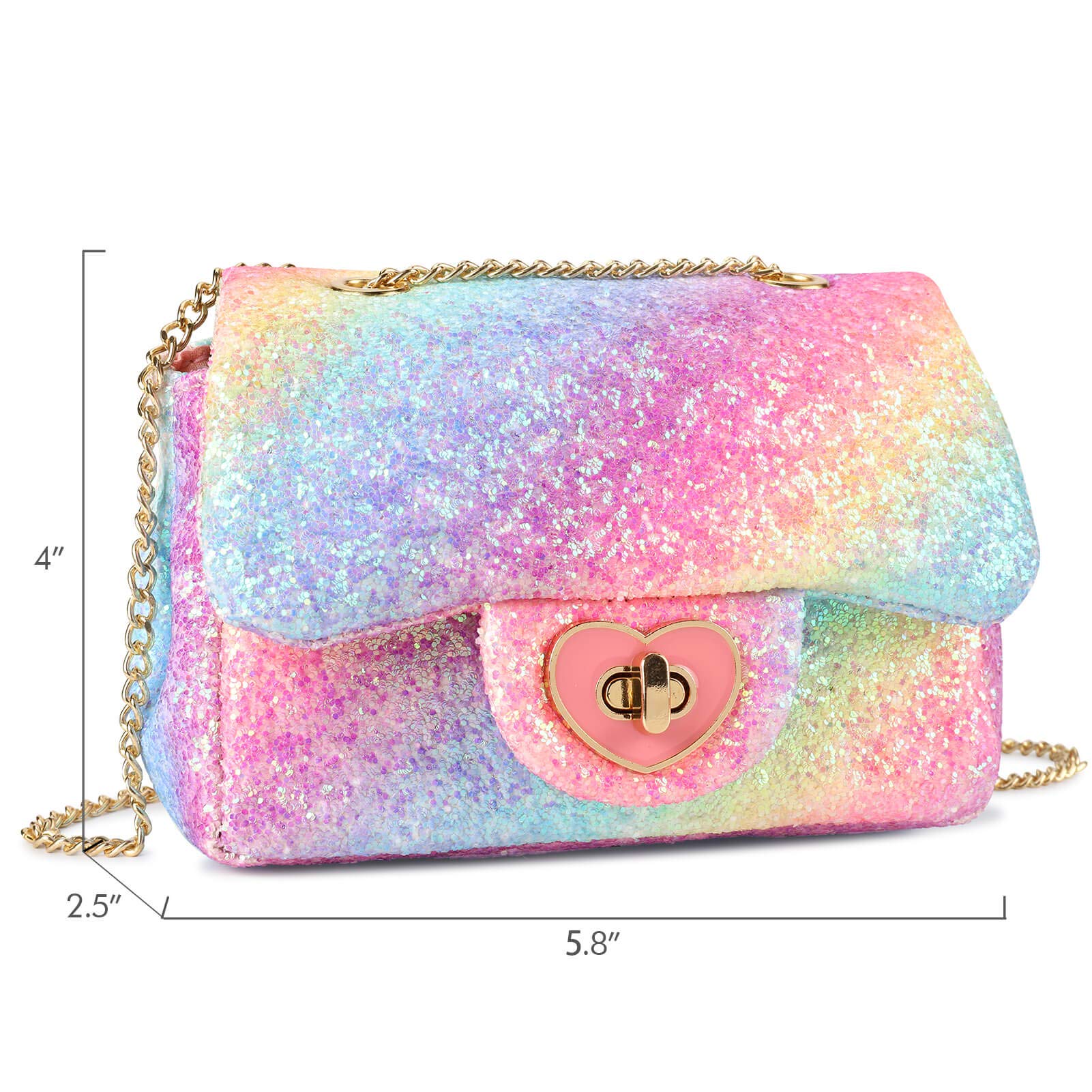 Rita-Glitter Mini Purse Crossbody Bag Mibasies