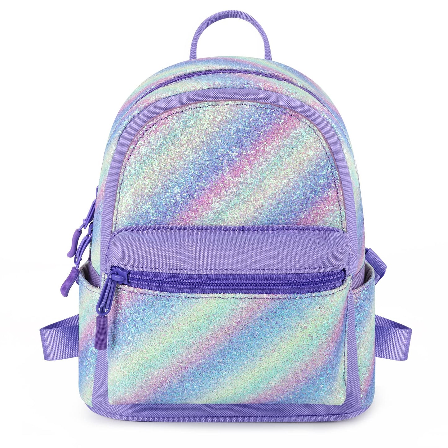 Glitter Rainbow Mini Backpack Backpack Mibasies Green Blue Purple