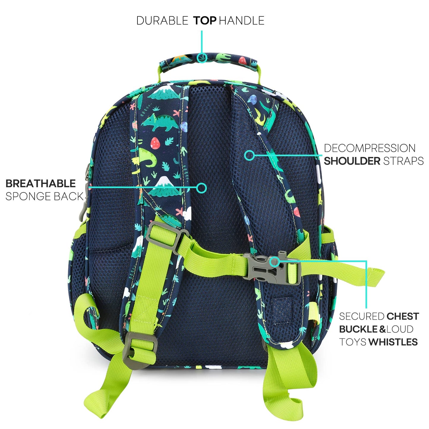 Mr. Dino Backpack schoolbag Mibasies