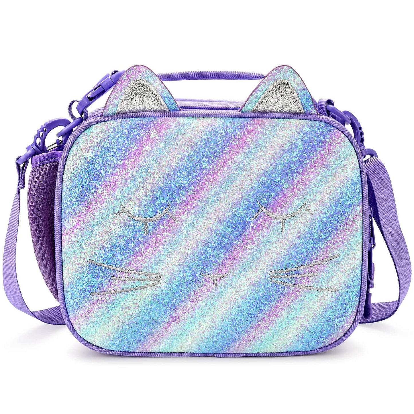 Liam-Lunch Bag lunchbox mibasies Green Blue Purple