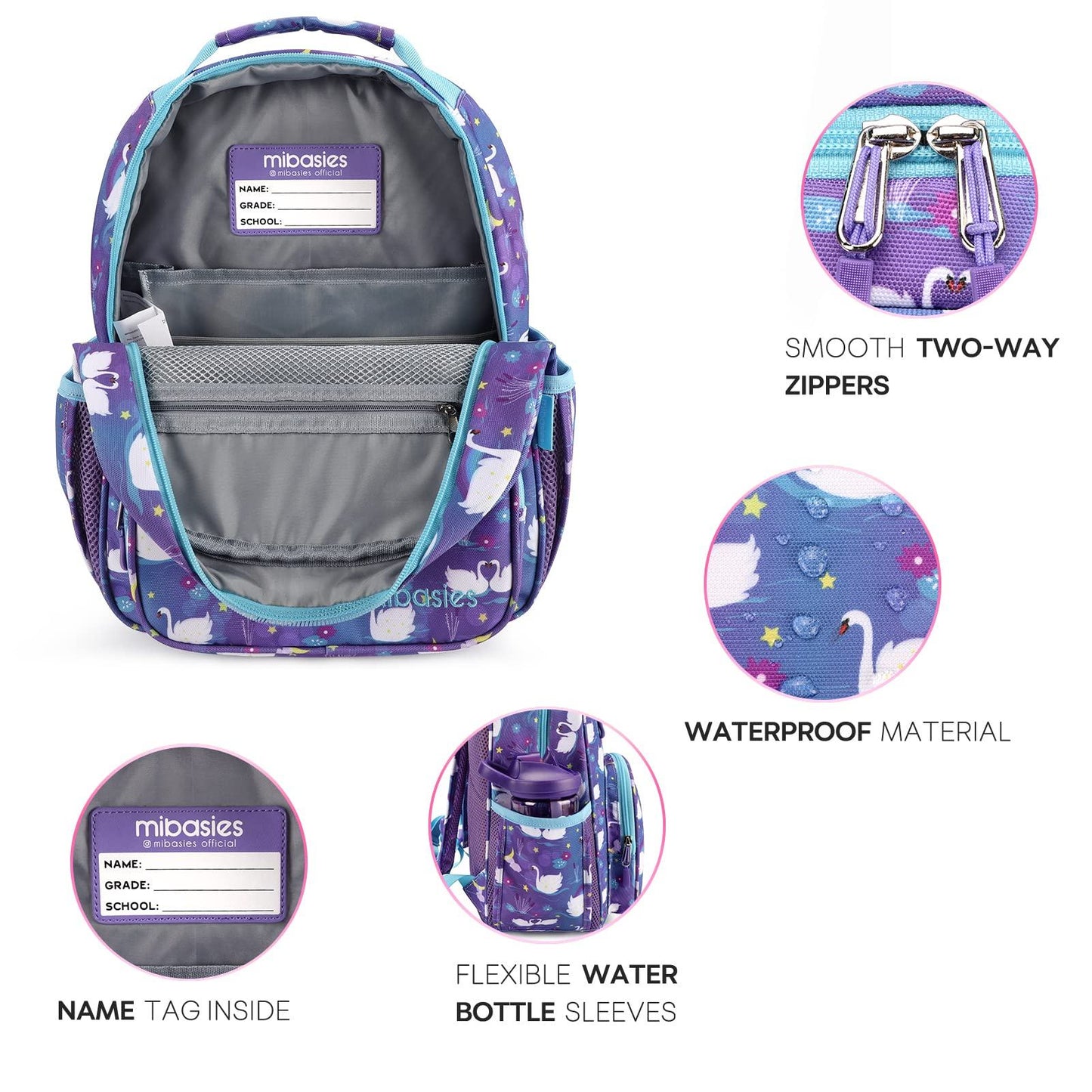 Mr. Dino Backpack schoolbag Mibasies