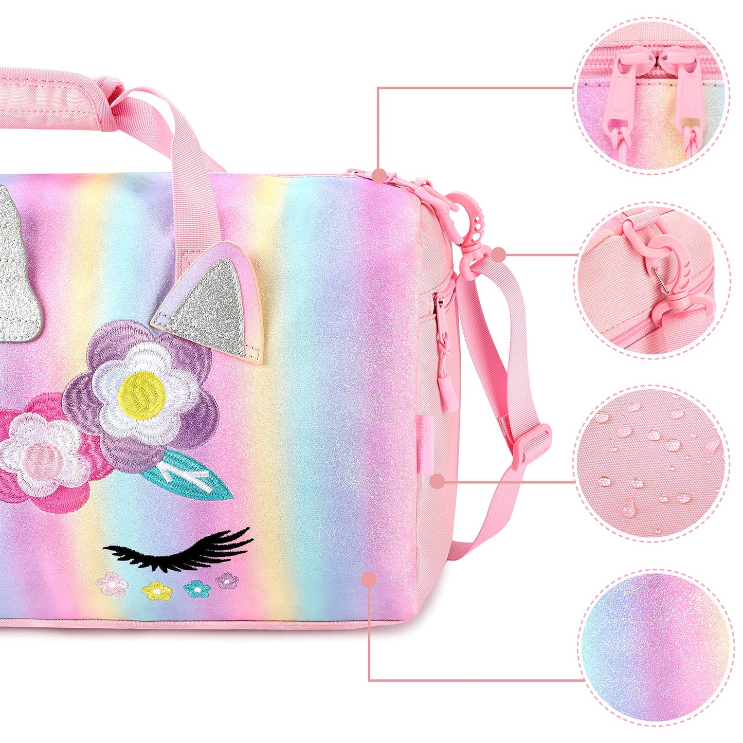 Unicorn Duffle Bags for Girls Duffle Bag Mibasies