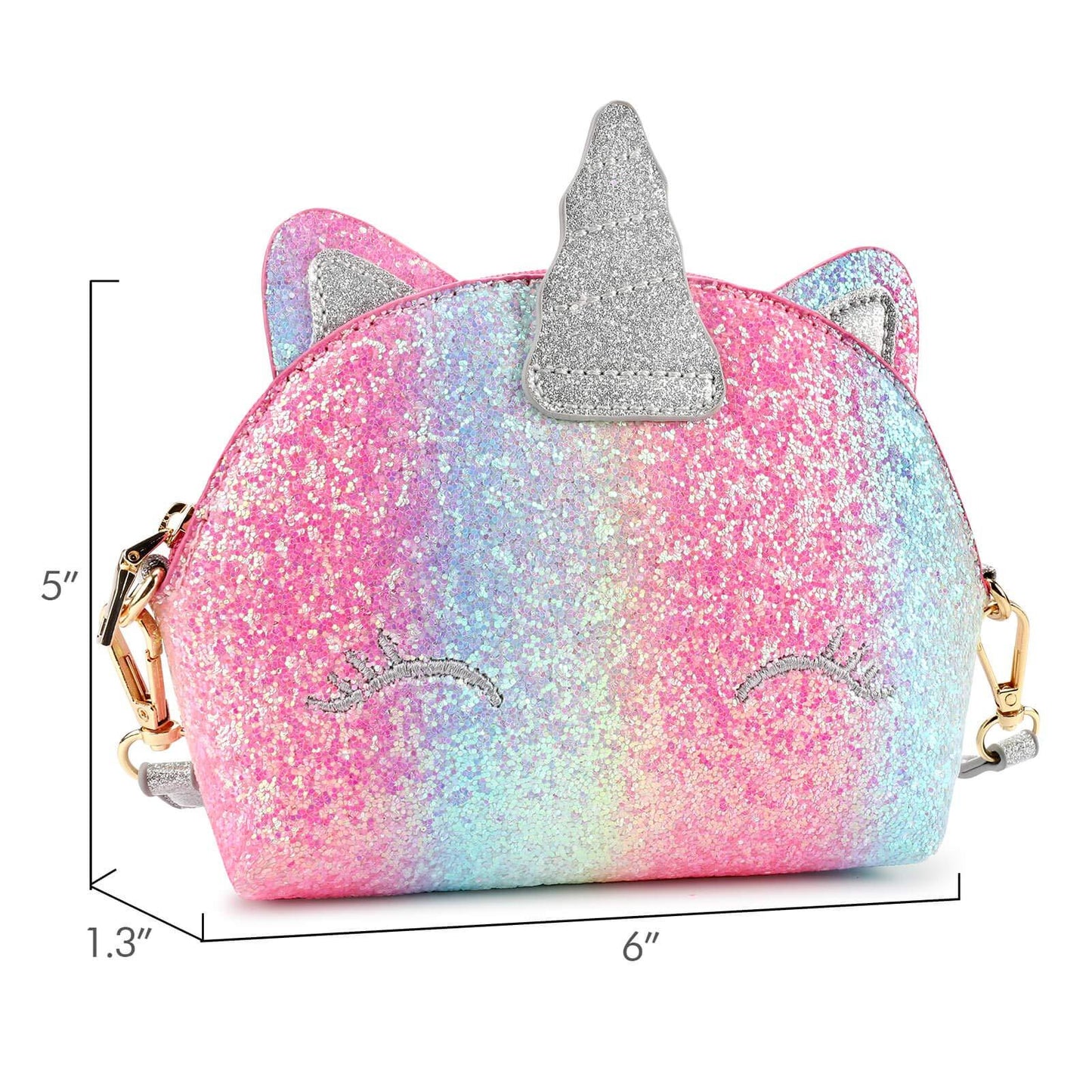 Unicorn Glitter Purse PURSE Mibasies
