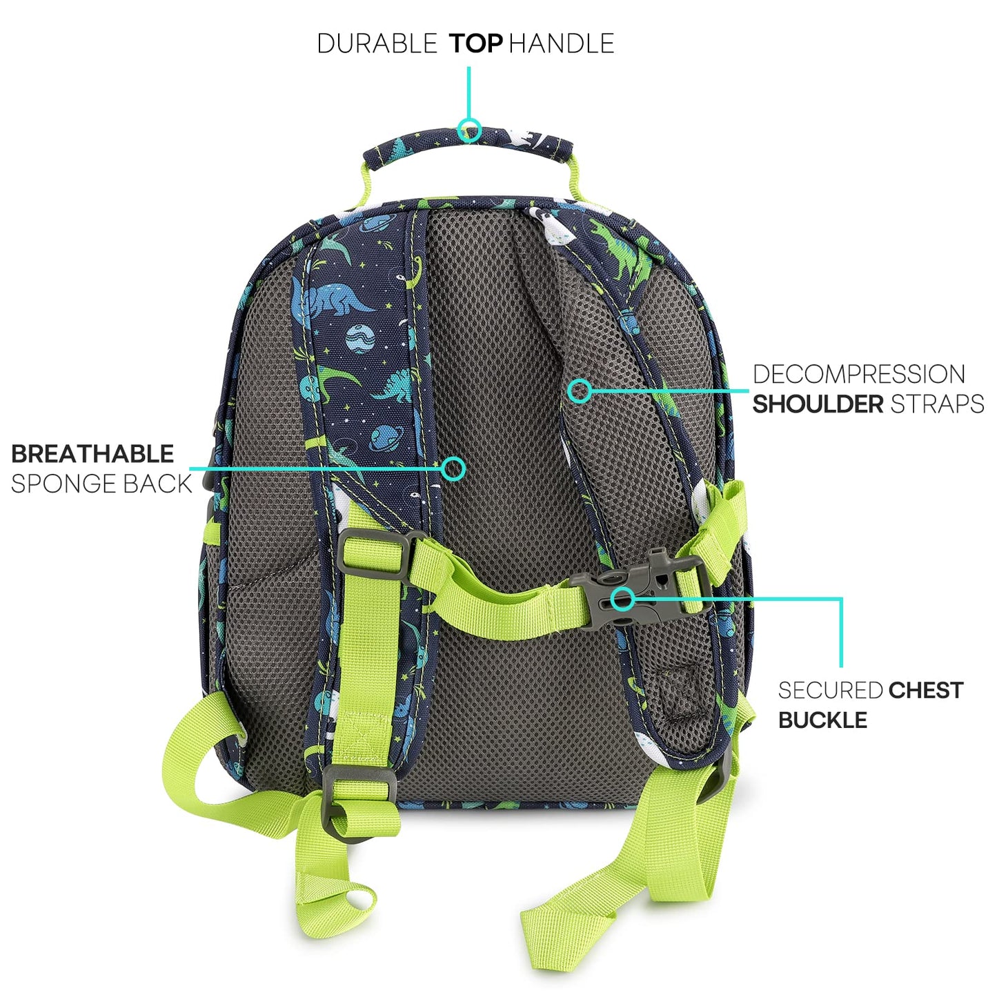 Mr. Dino Backpack schoolbag Mibasies