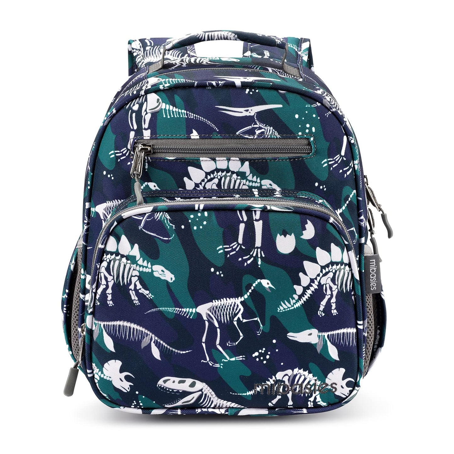 Mr. Dino Backpack schoolbag Mibasies 9L Camo Dinosaur