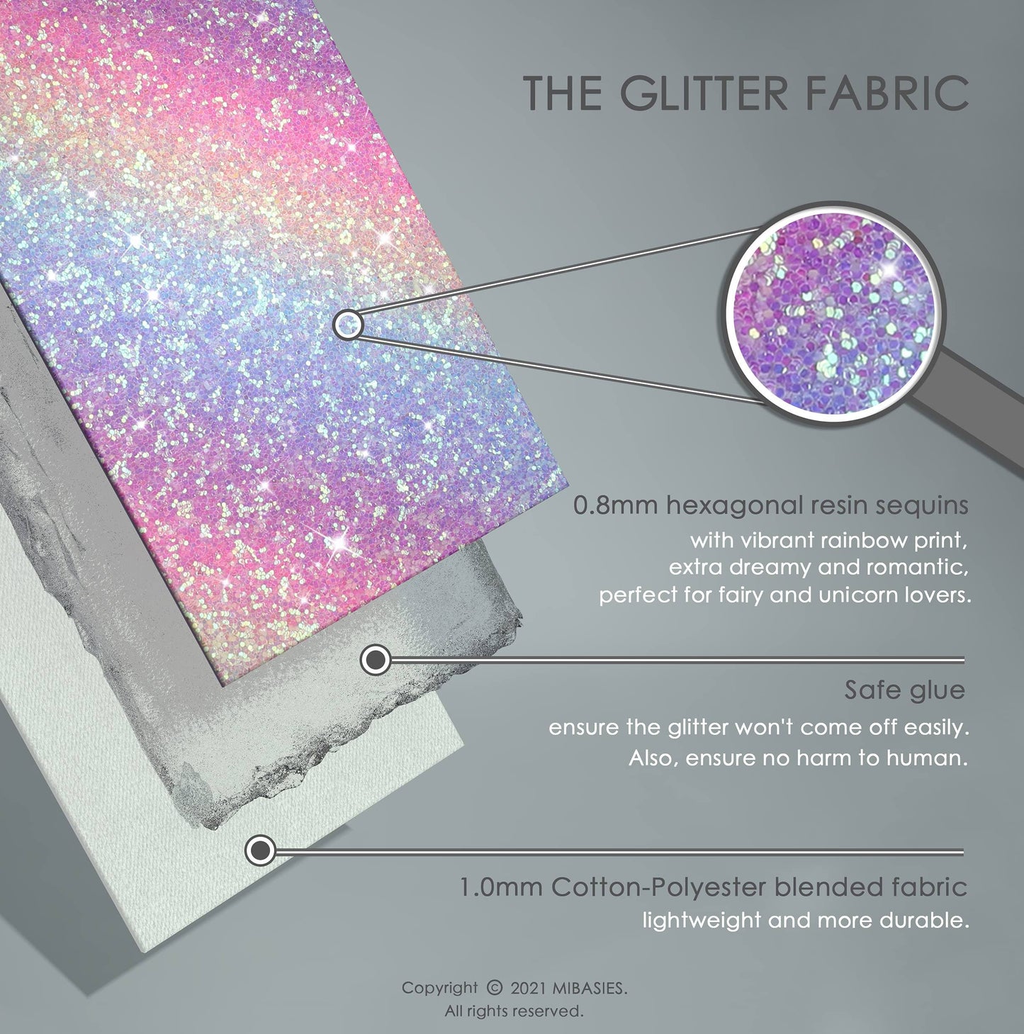 Glitter Rainbow Mini Backpack Backpack Mibasies